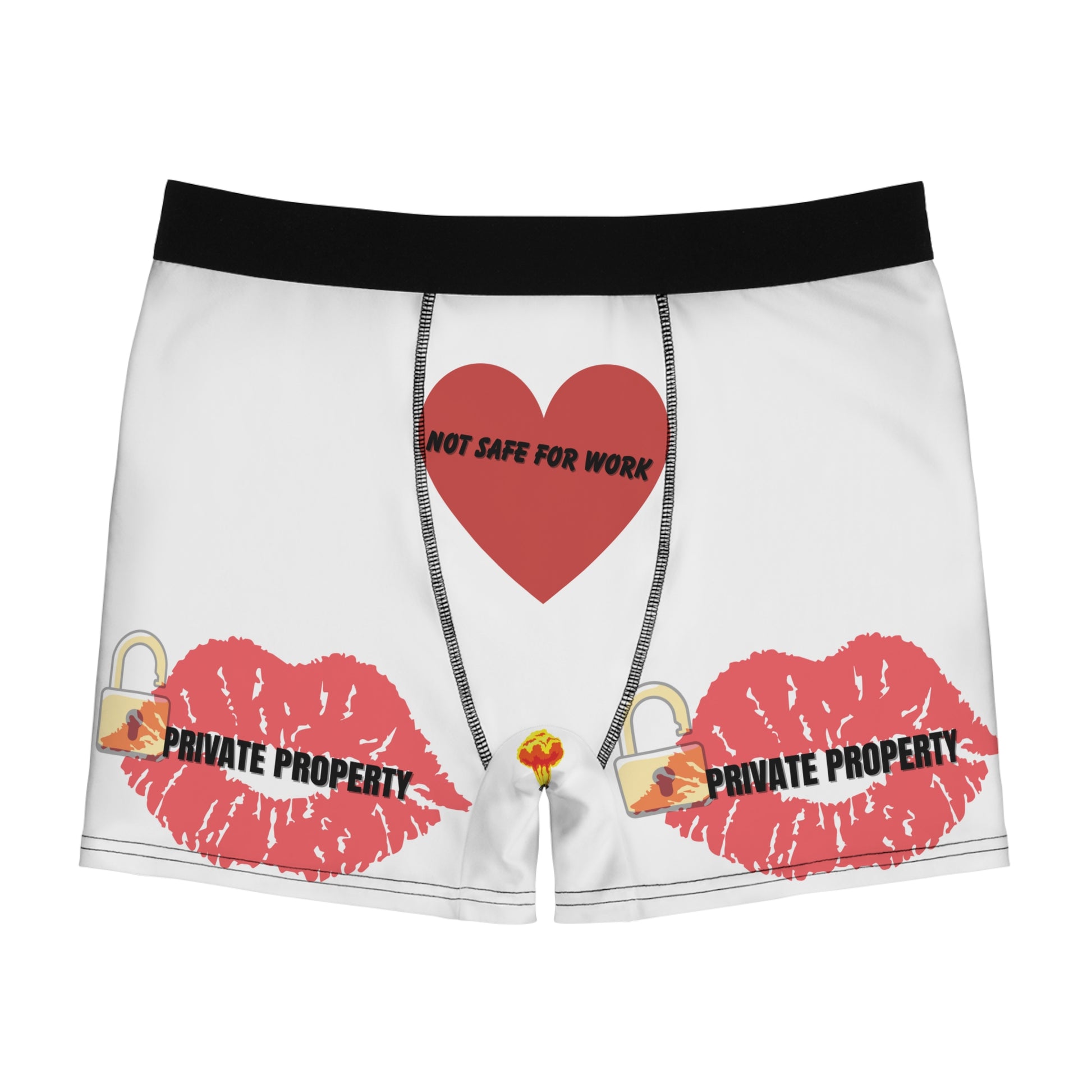 Fun Men's Boxer Briefs - NSFW & Handle With Care Designs