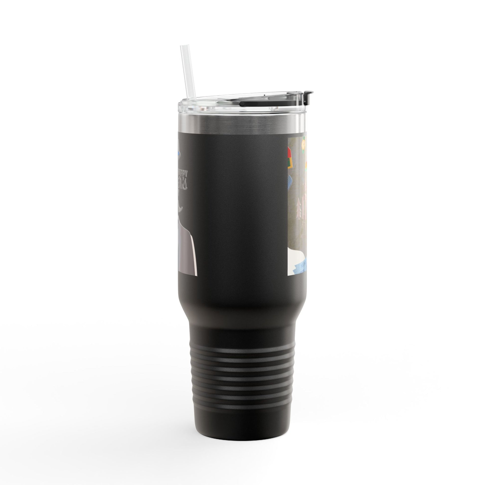Thank You Dad Insulated Travel Mug - 40oz Adventure Tumbler, Perfect Father's Day Gift, Camping Mug, Outdoor Gear, Personalized Drinkware