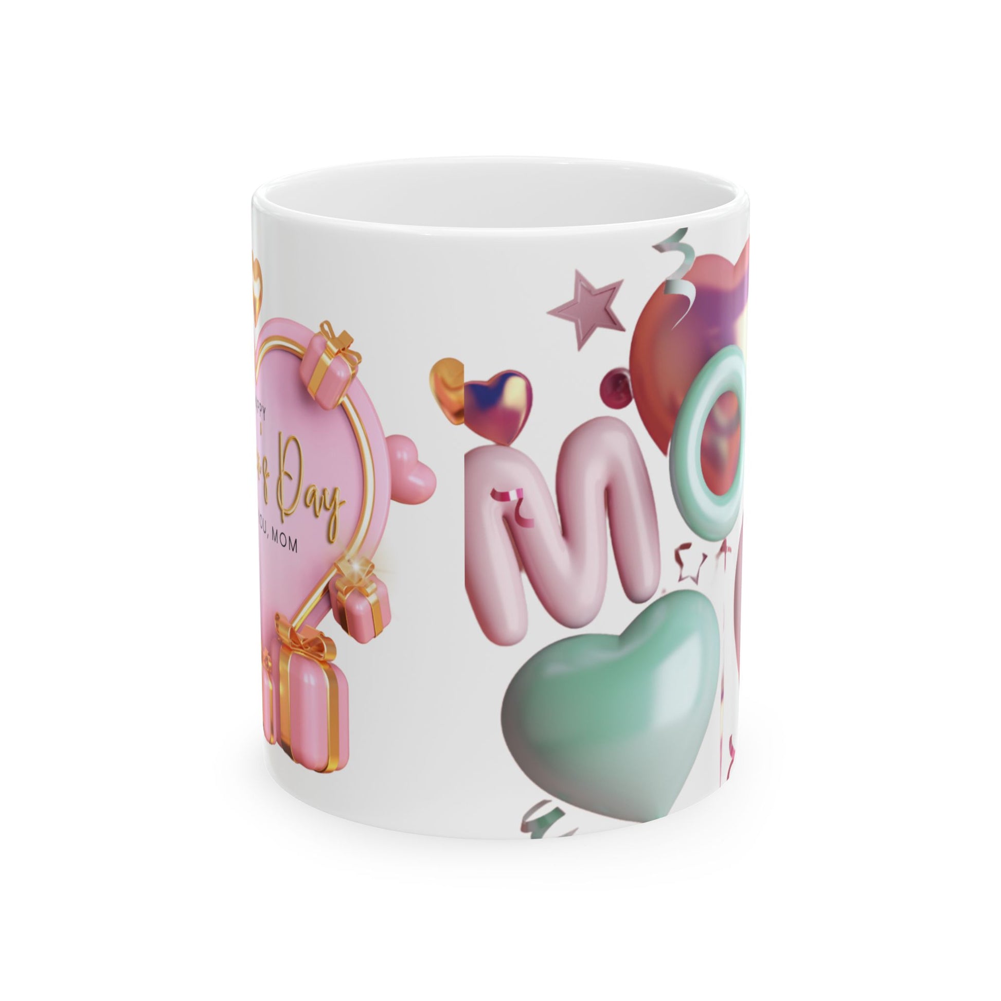 Colorful Mother's Day Ceramic Mug - Perfect Gift for Mom