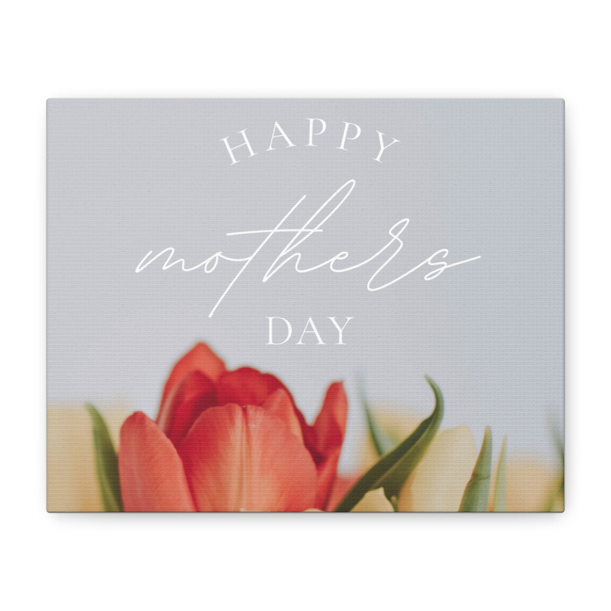 Mother's Day Matte Canvas Wall Art - Floral Design
