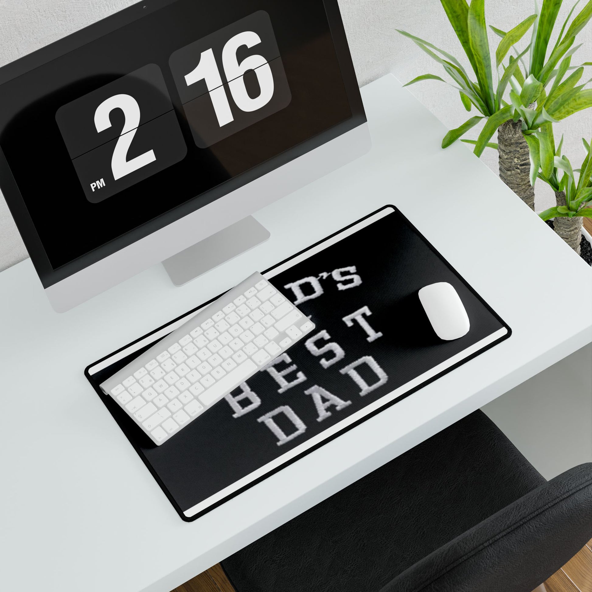 World's Best Dad Desk Mat, Personalized Office Gift, Gaming Mat, Home Office Decor, Father's Day Present, Unique Desk Accessories