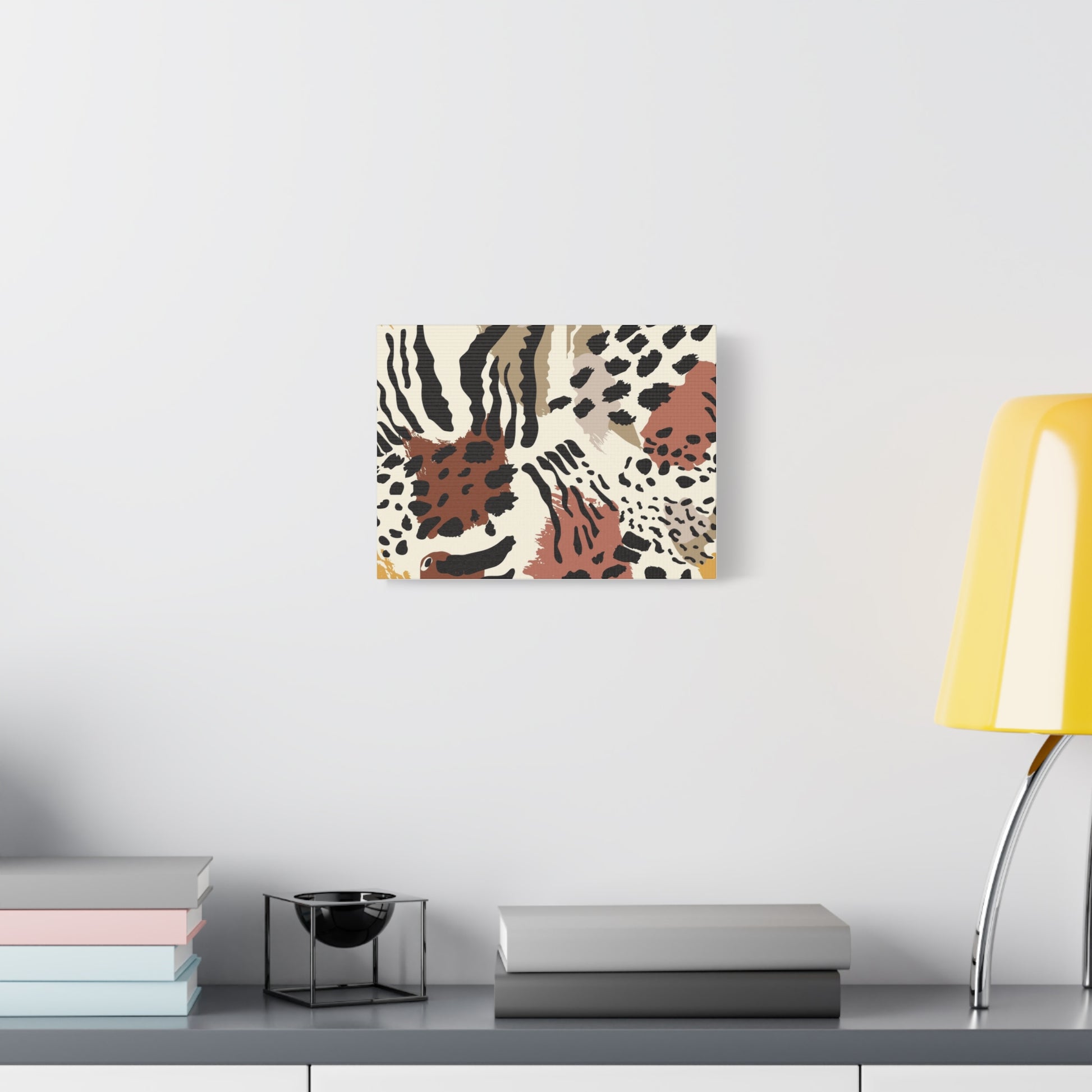 Abstract Animal Print Canvas Art - Modern Home Decor