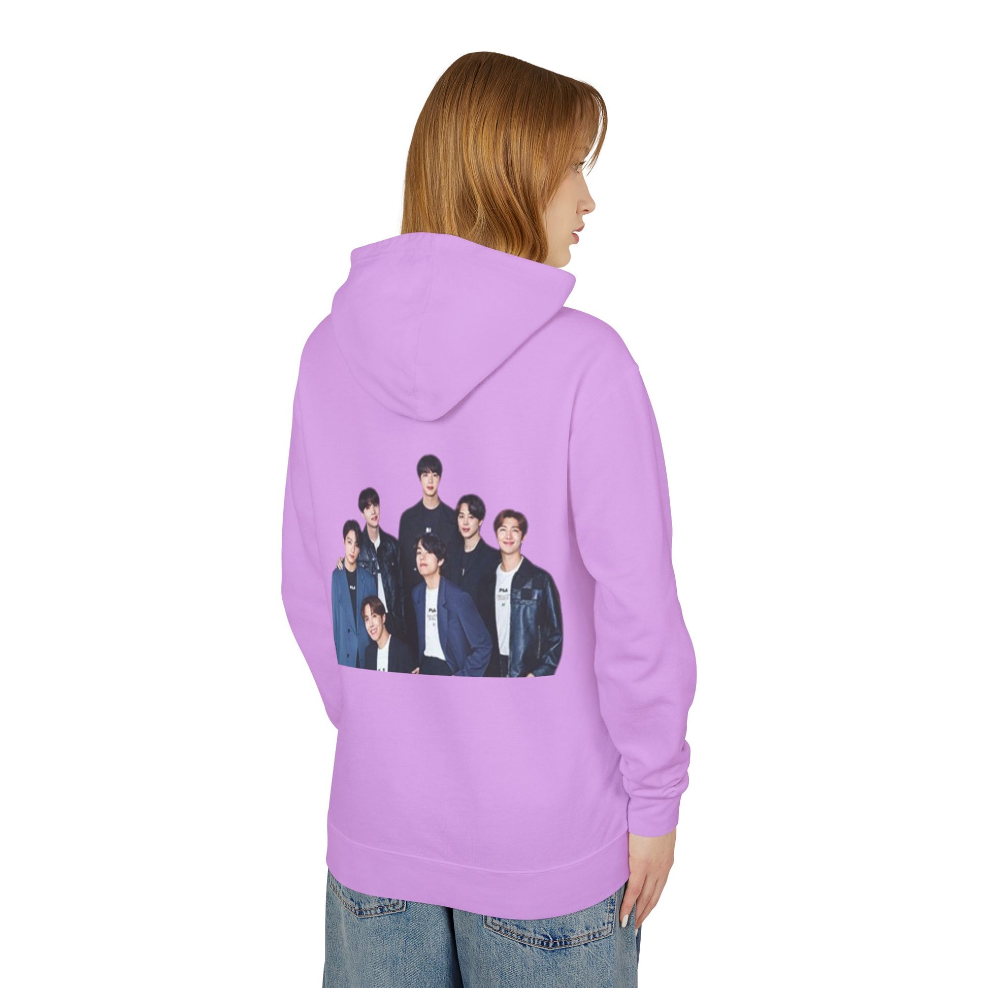 BTS Inspirational Quote Hoodie - Unisex Lightweight Sweatshirt