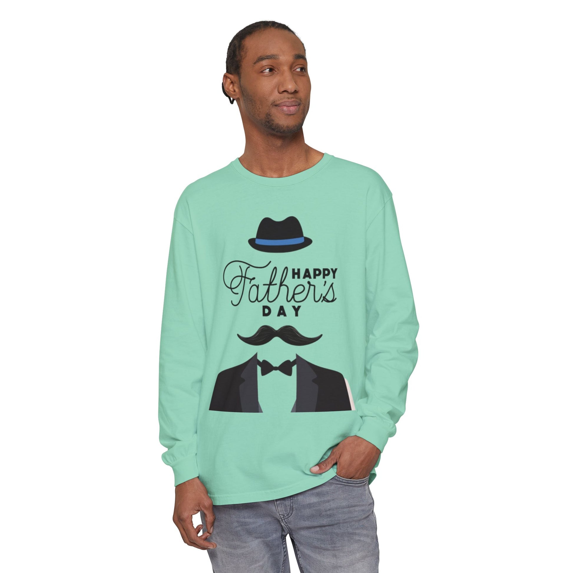 Unisex Garment-dyed Long Sleeve T-Shirt