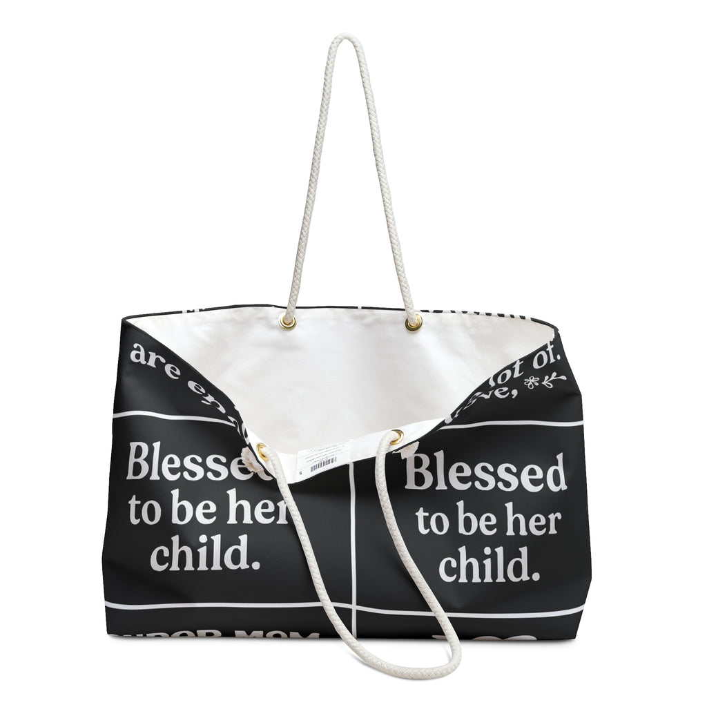 Blessed Weekender Bag - Perfect for Moms | Inspirational Travel Tote