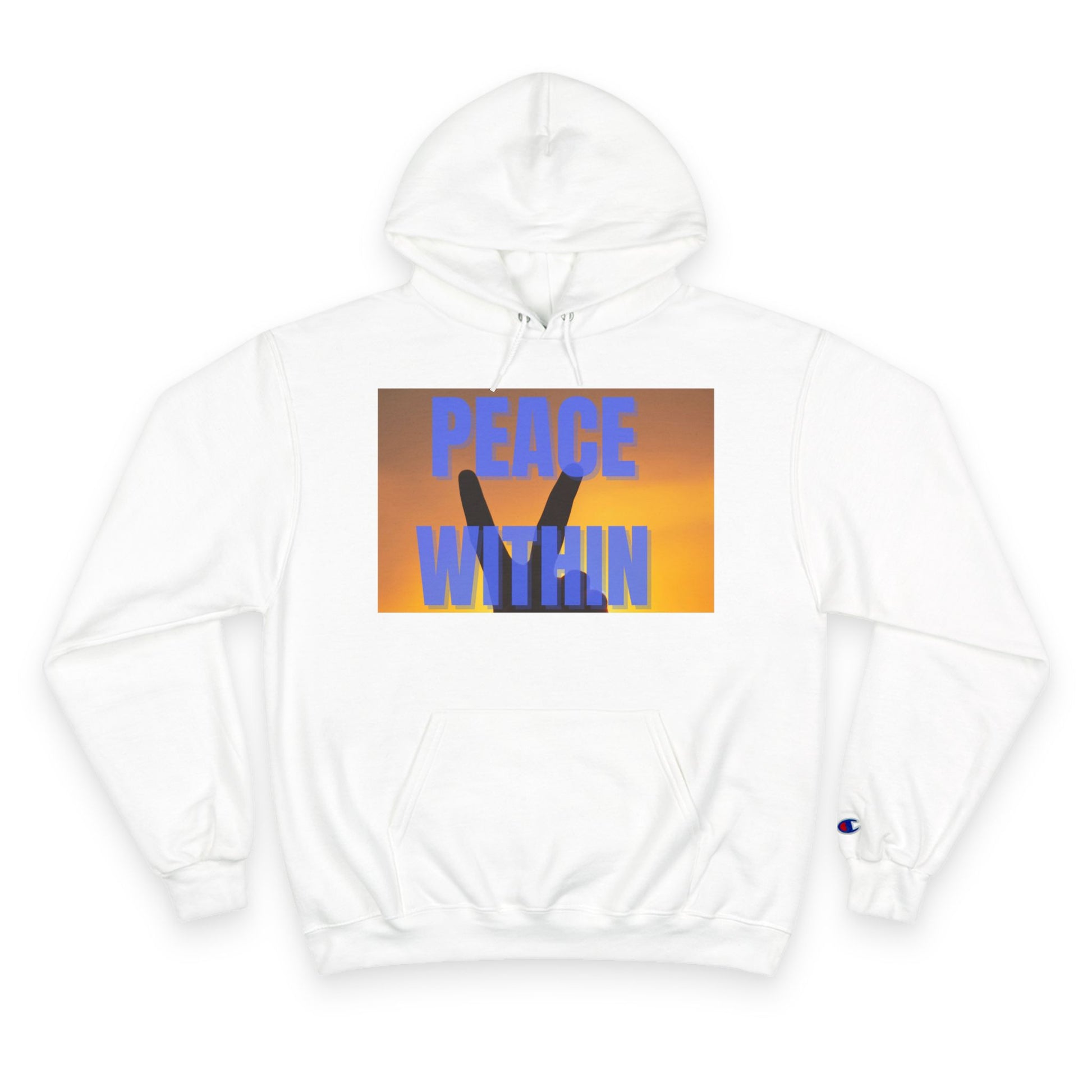 Champion Hoodie - Peace Within & Fly Like an Eagle | Inspirational Apparel