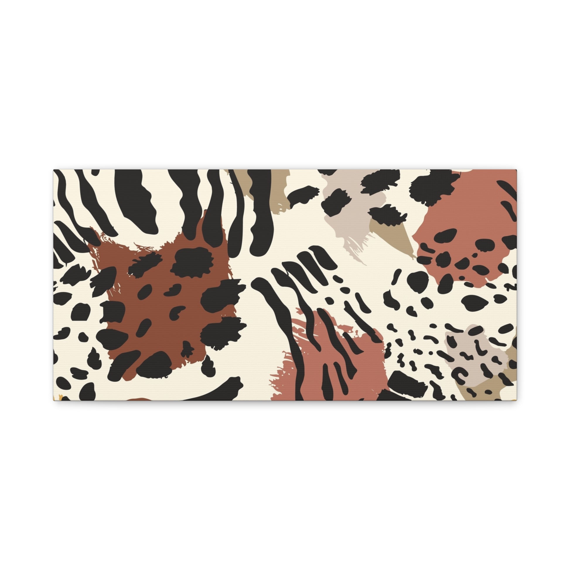 Abstract Animal Print Canvas Art - Modern Home Decor