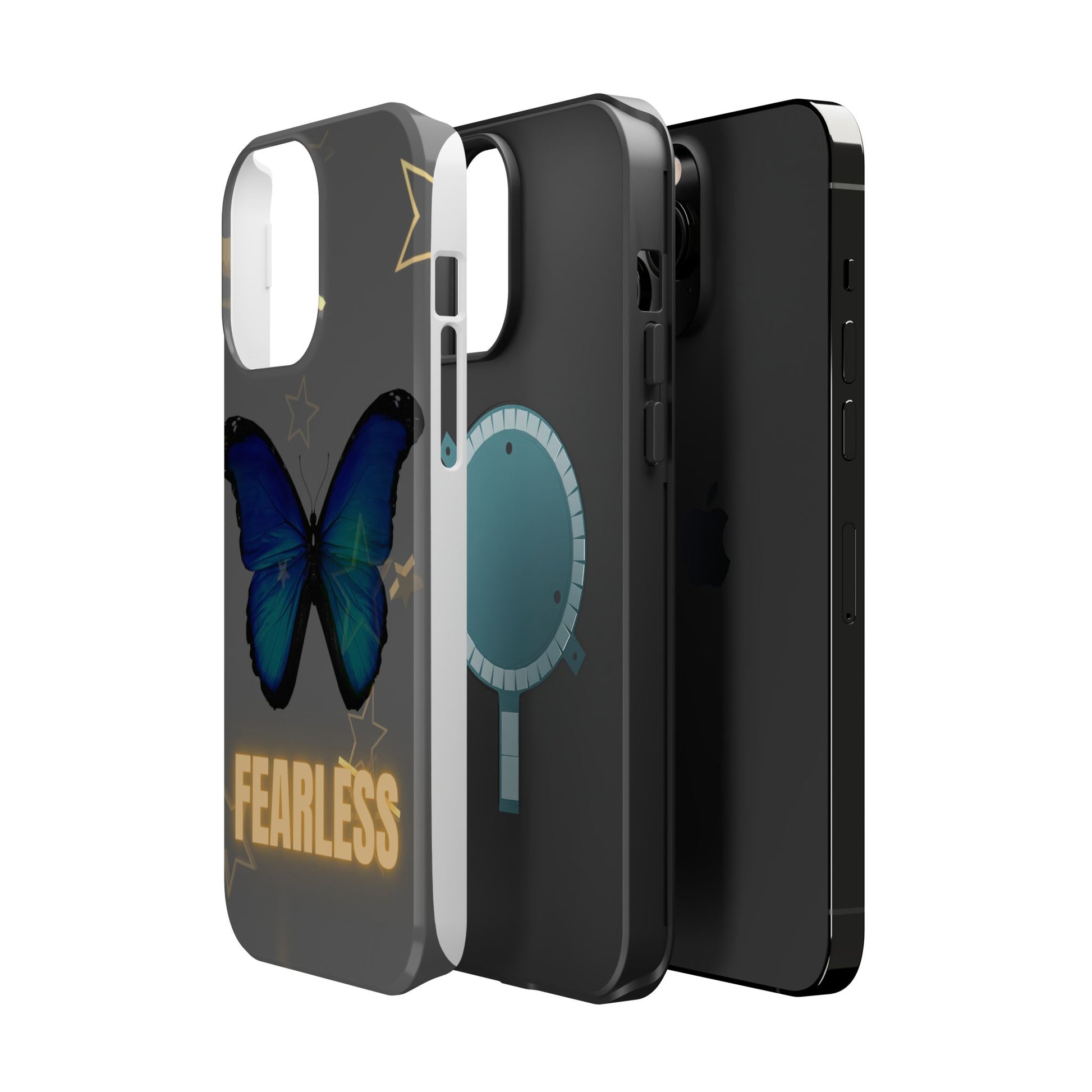 Fearless Butterfly Magnetic Phone Case - Bold and Inspirational Design