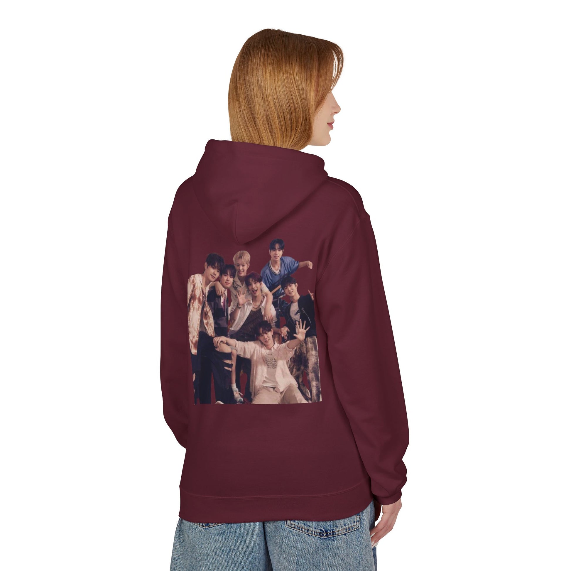 Unisex Midweight Softstyle Fleece Hoodie - Stylish Group Photo Design