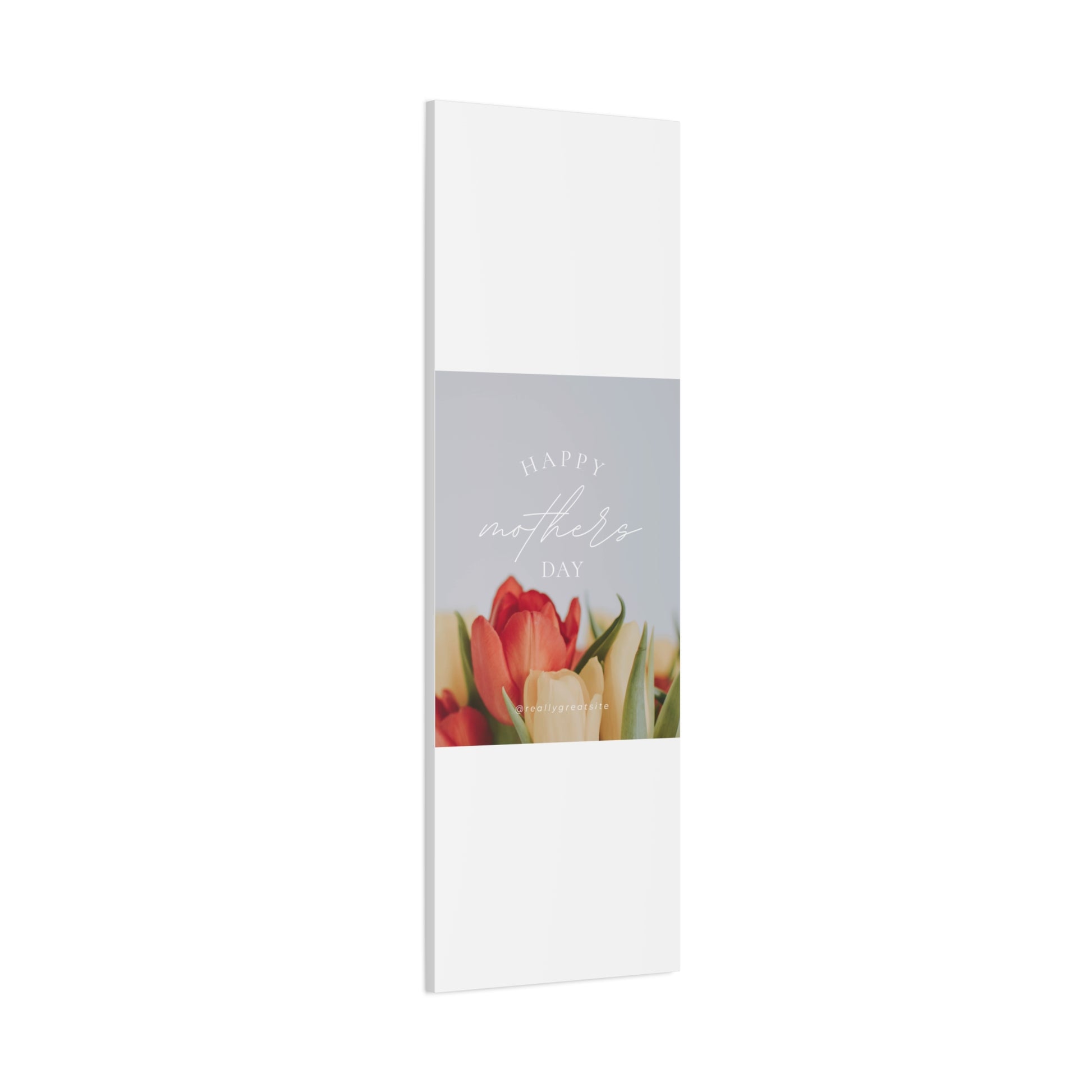 Mother's Day Matte Canvas Wall Art - Floral Design