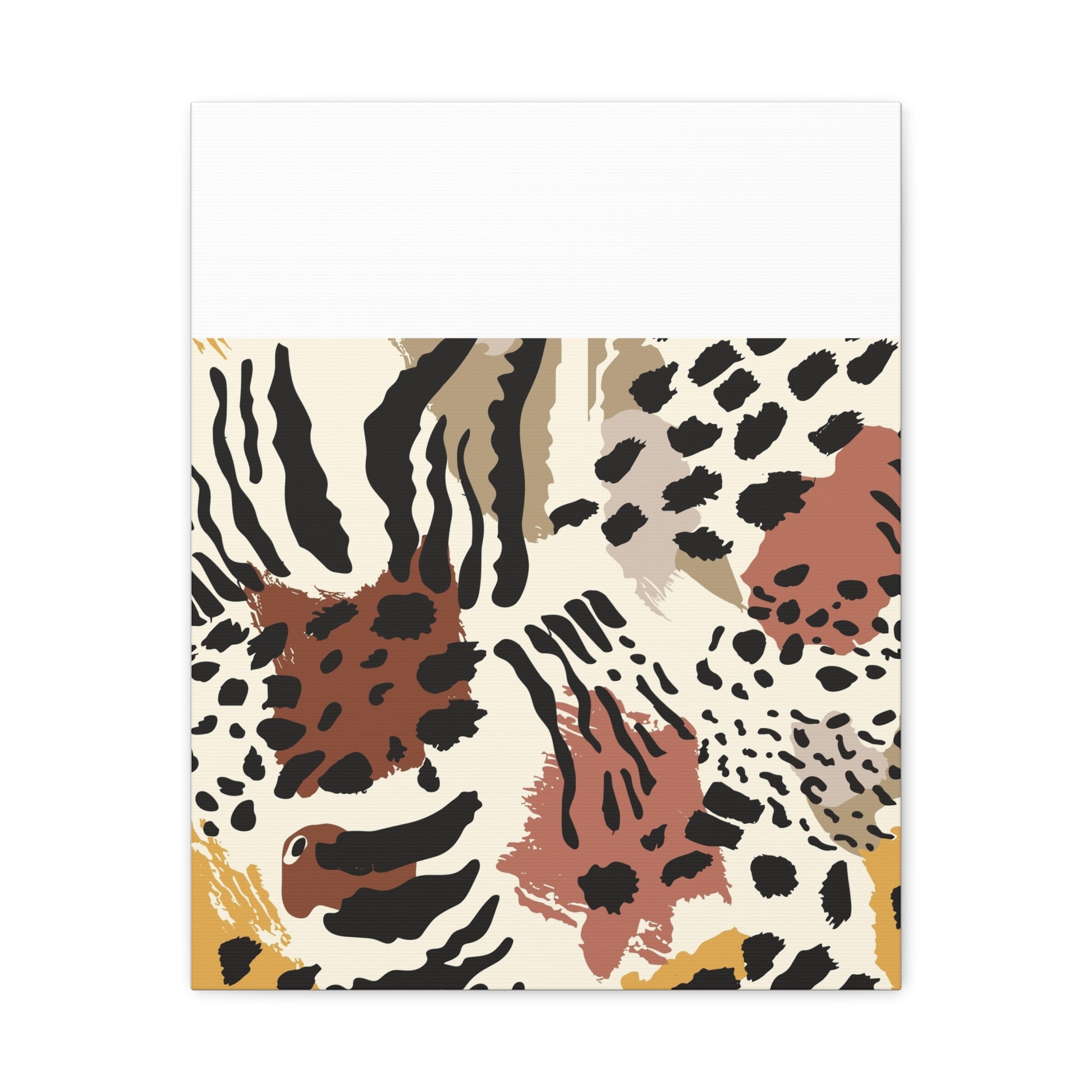 Abstract Animal Print Canvas Art - Modern Home Decor