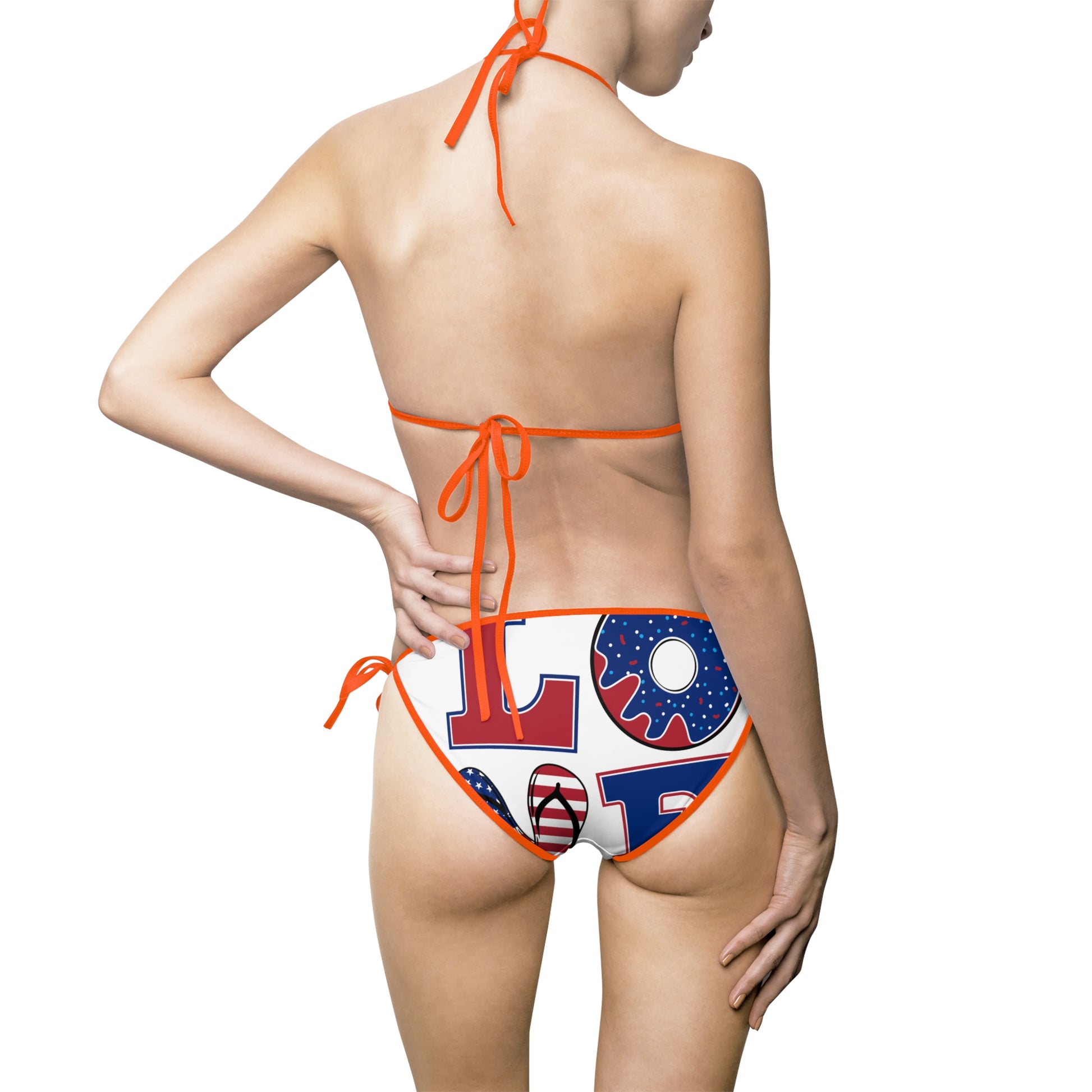 Patriotic Women's Bikini Swimsuit - Fun Summer Beachwear