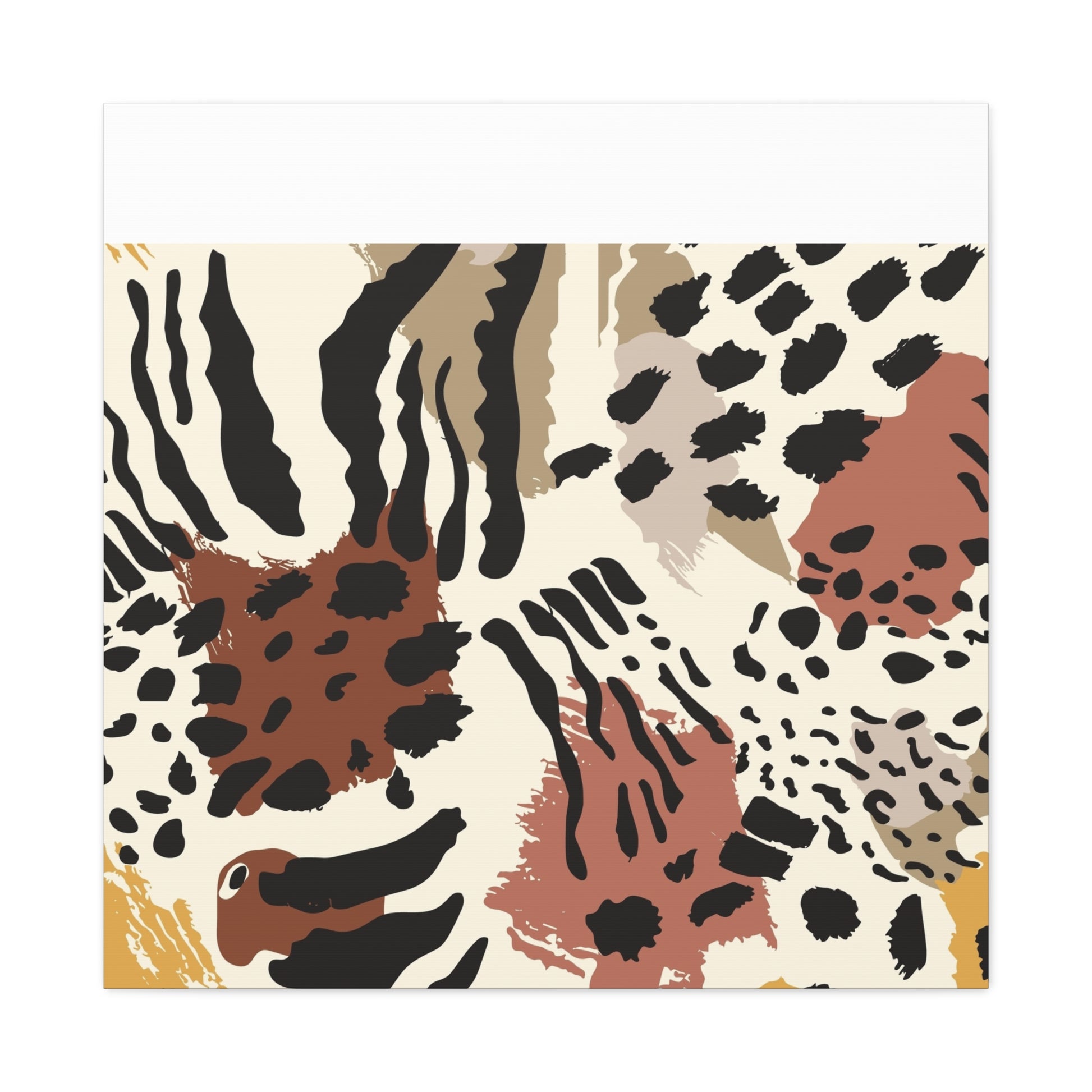 Abstract Animal Print Canvas Art - Modern Home Decor
