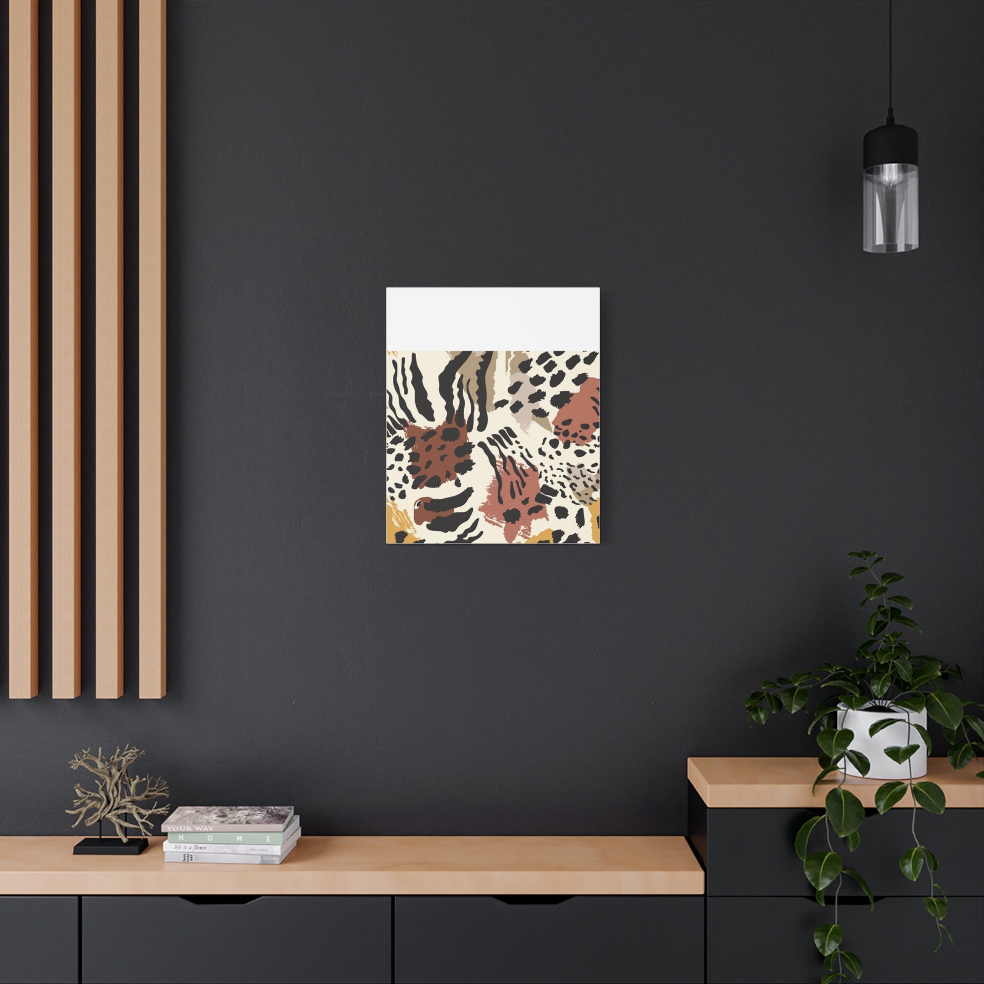 Abstract Animal Print Canvas Art - Modern Home Decor