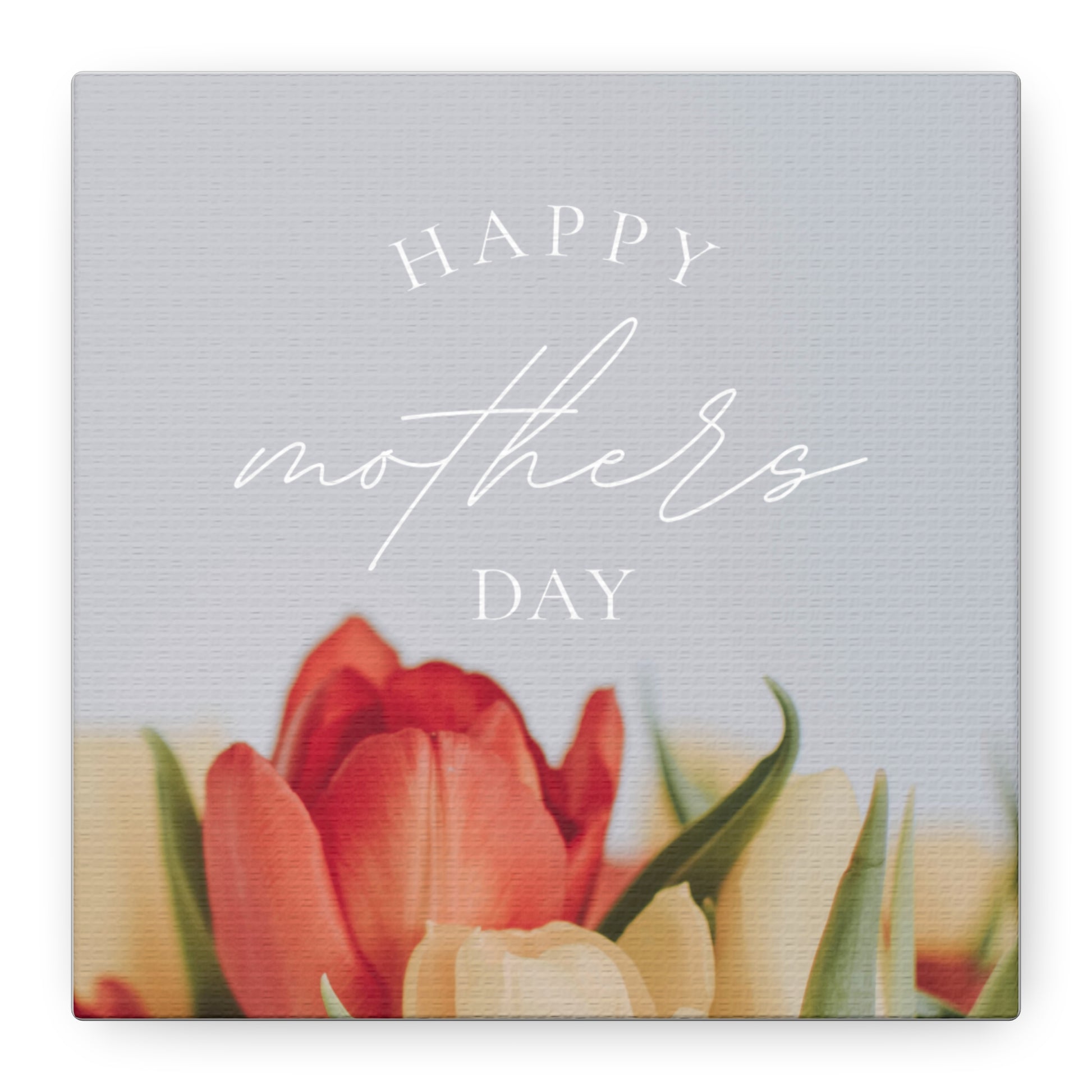 Mother's Day Matte Canvas Wall Art - Floral Design
