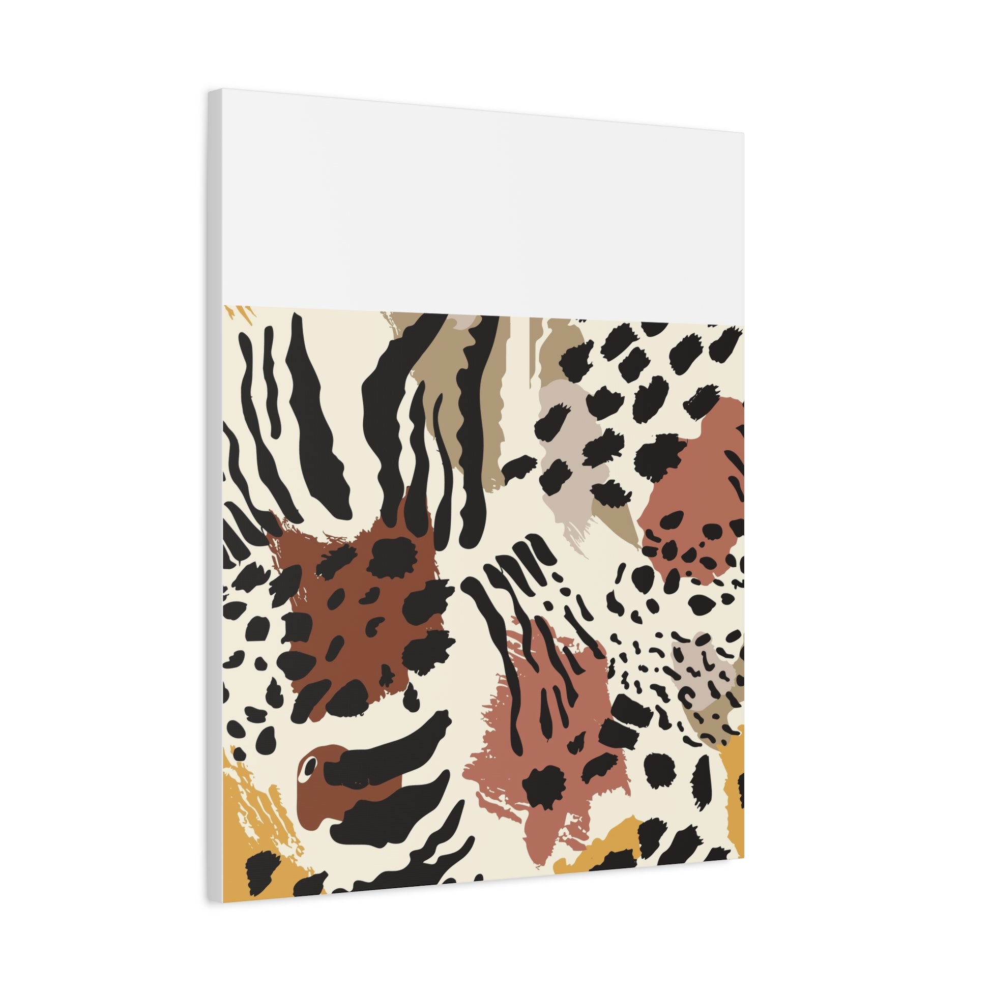 Abstract Animal Print Canvas Art - Modern Home Decor