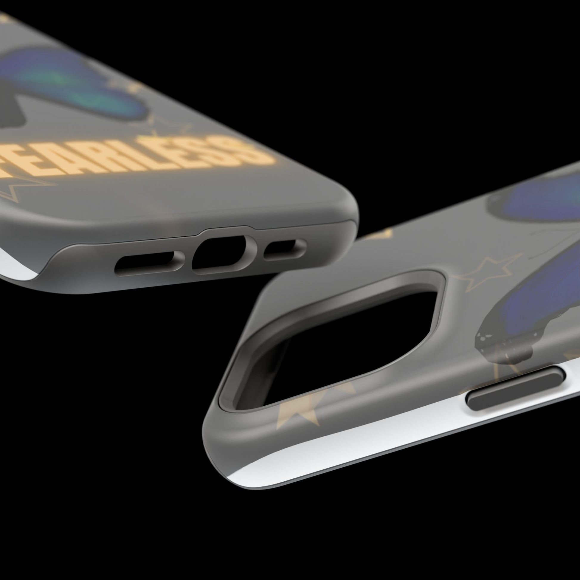 Fearless Butterfly Magnetic Phone Case - Bold and Inspirational Design