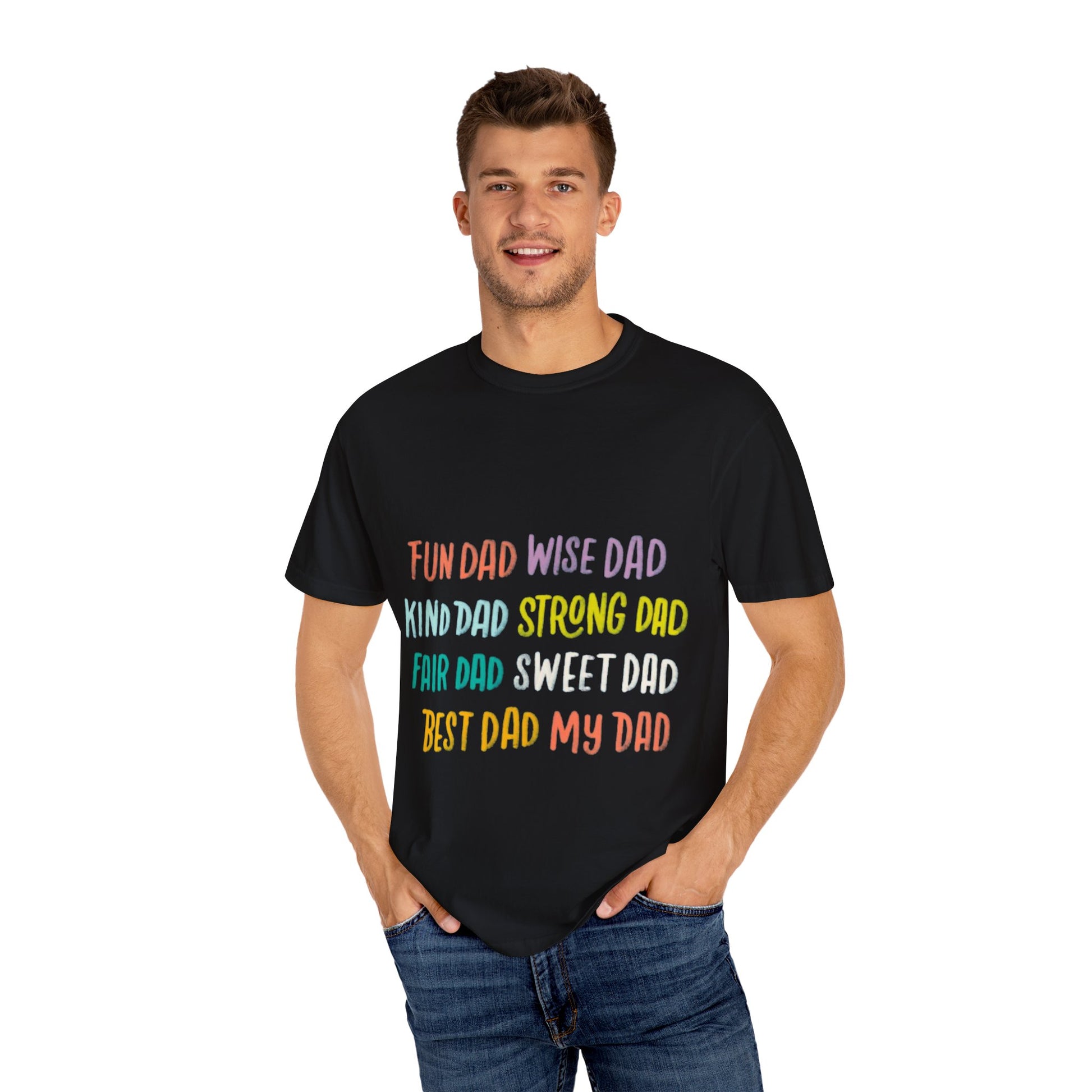 Happy Father's Day Unisex T-Shirt - Celebrating 'Fun Dad', 'Wise Dad', and More!