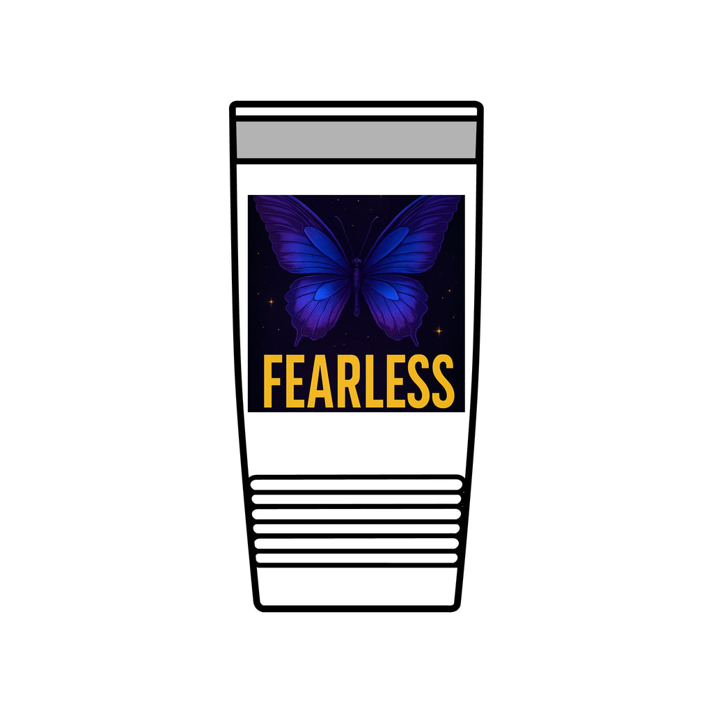 Fearless Faith Insulated Tumbler - 20oz | Inspirational Drinkware for Empowerment