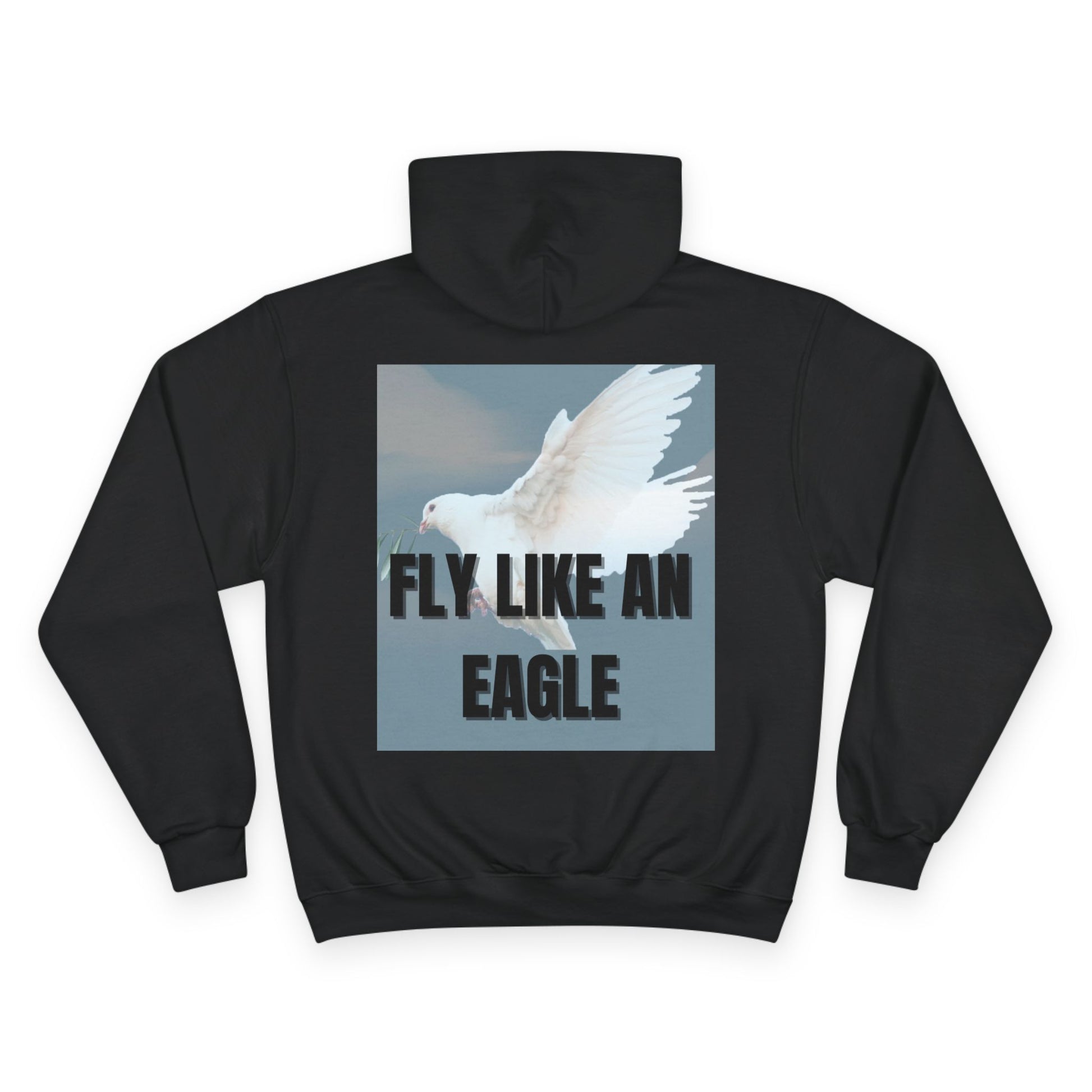 Champion Hoodie - Peace Within & Fly Like an Eagle | Inspirational Apparel