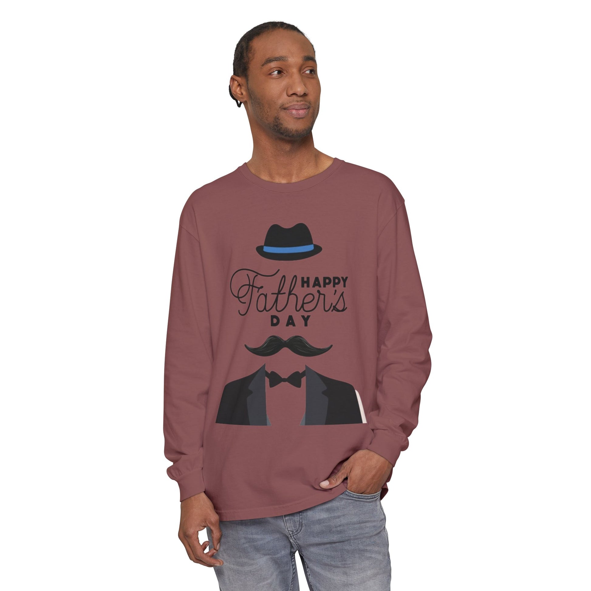 Unisex Garment-dyed Long Sleeve T-Shirt