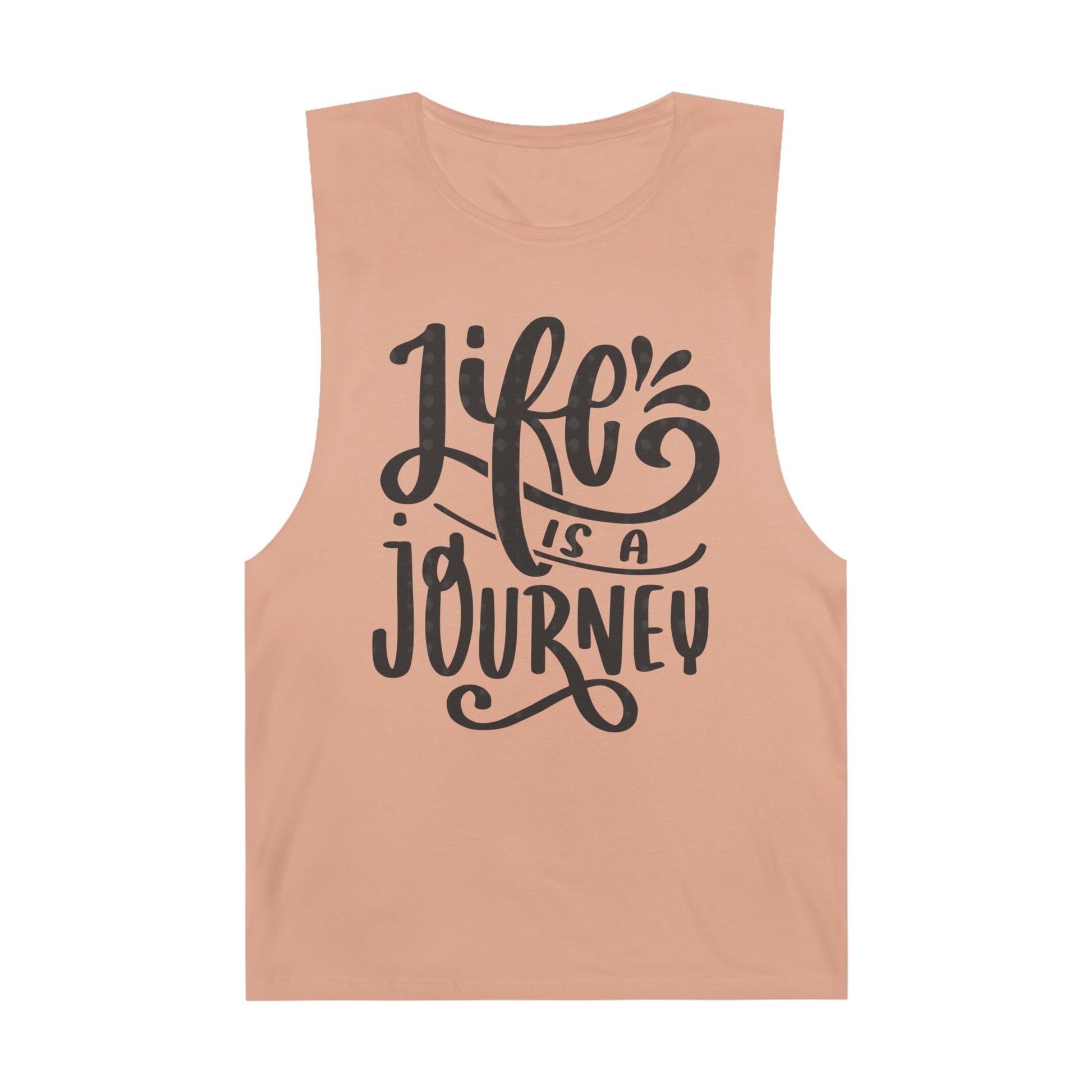 Inspirational Unisex Tank Top - 'Life is a Journey' & 'Things Change Around You'