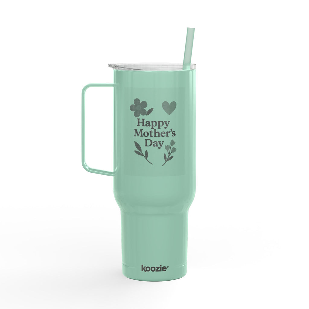 Happy Mother's Day Insulated Tumbler - 40oz with Lid & Straw