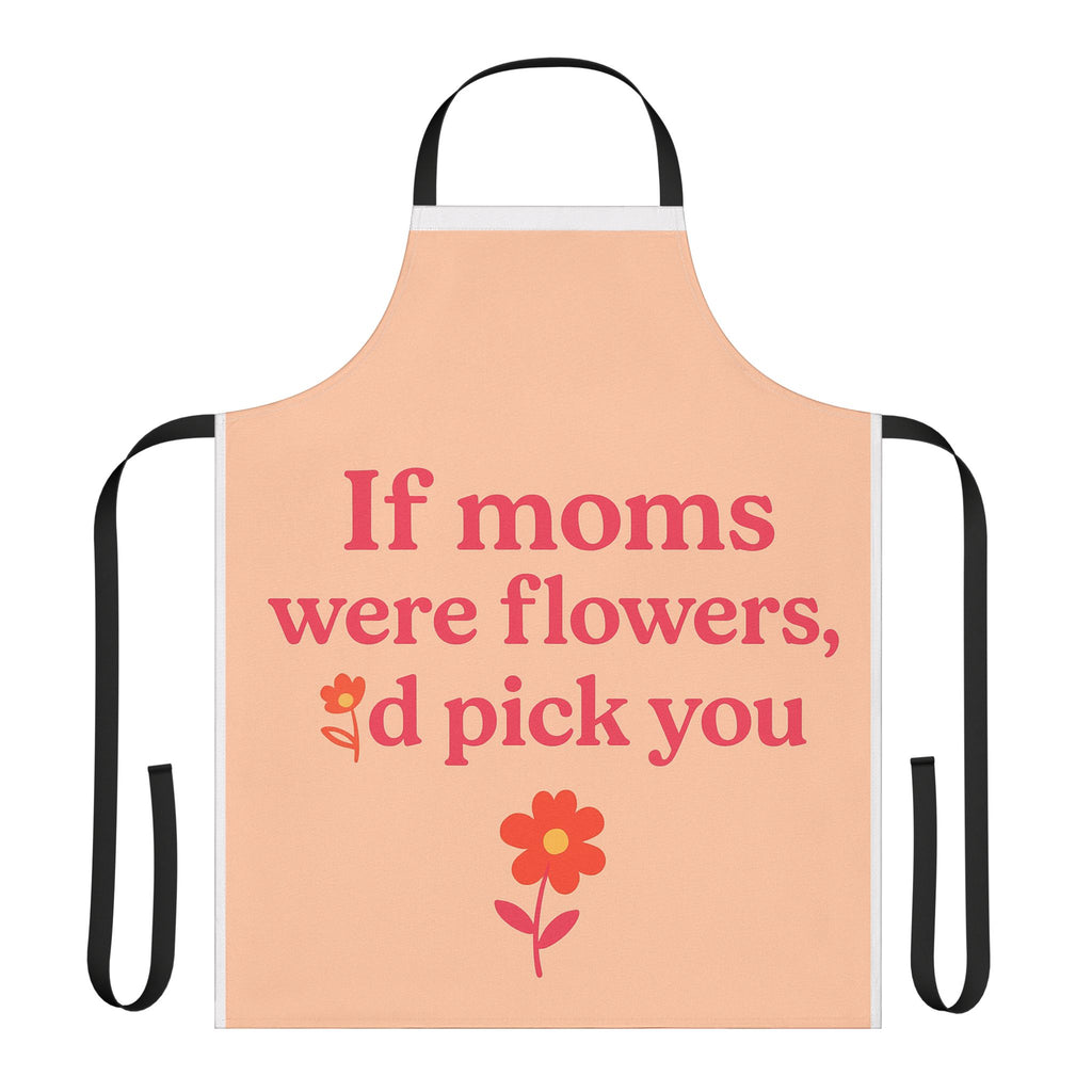 Floral Quote Apron – Perfect Gift for Moms
