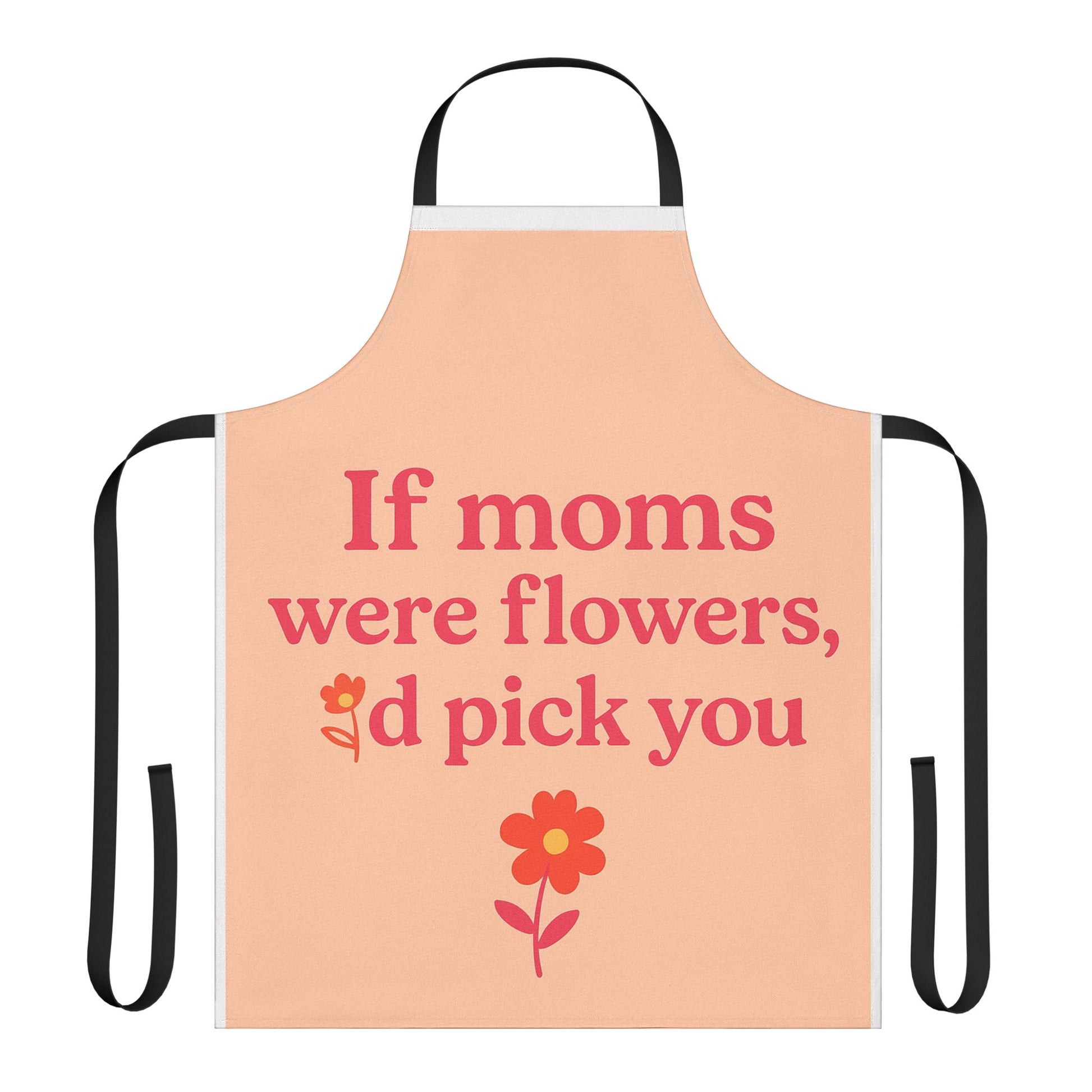 Floral Quote Apron – Perfect Gift for Moms