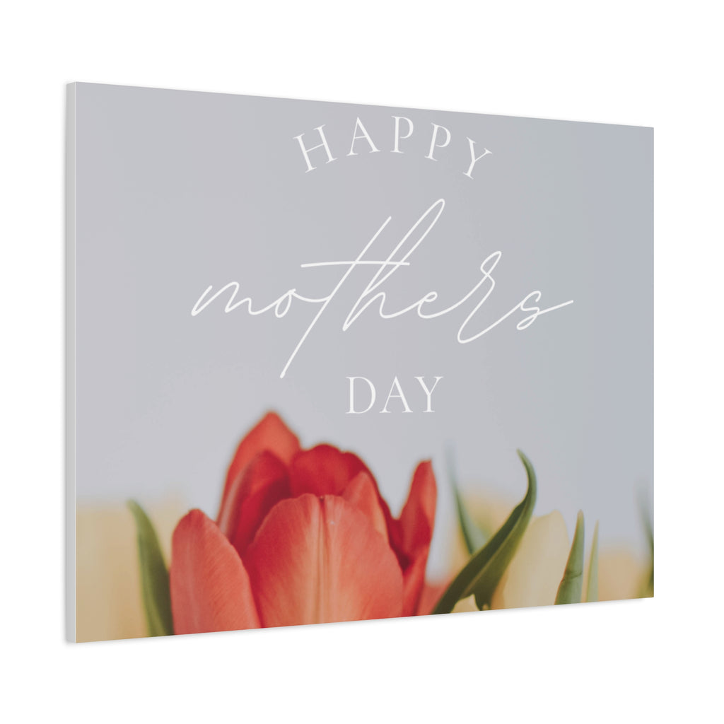 Mother's Day Matte Canvas Wall Art - Floral Design