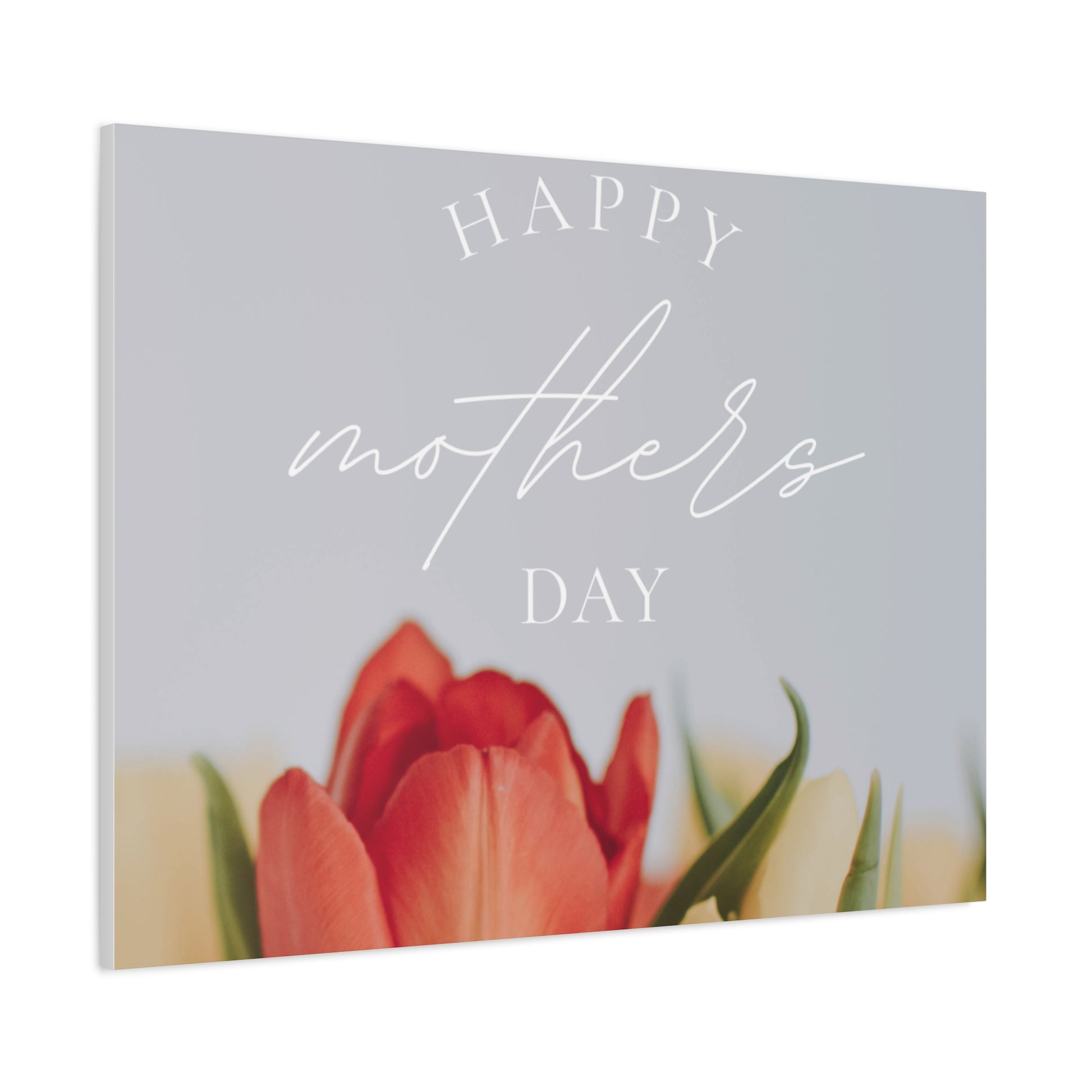 Mother's Day Matte Canvas Wall Art - Floral Design