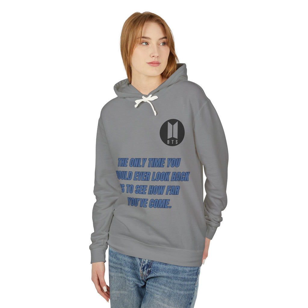 BTS Inspirational Quote Hoodie - Unisex Lightweight Sweatshirt