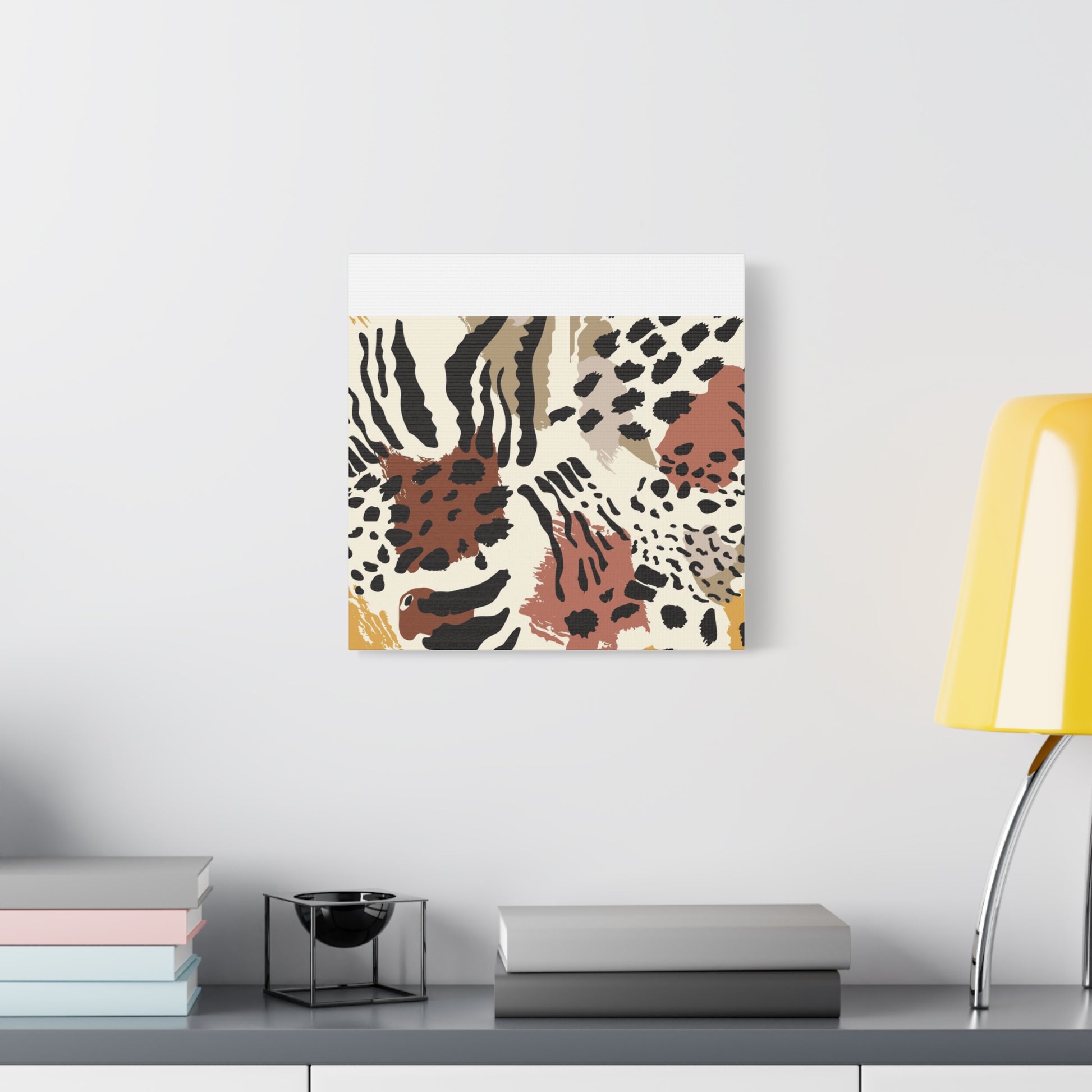 Abstract Animal Print Canvas Art - Modern Home Decor