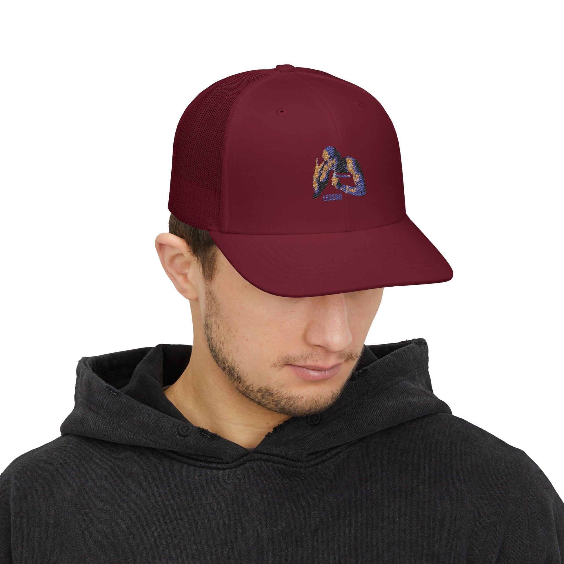 Stylish Embroidered Snapback Trucker Cap - Perfect for Sports Fans & Casual Wear