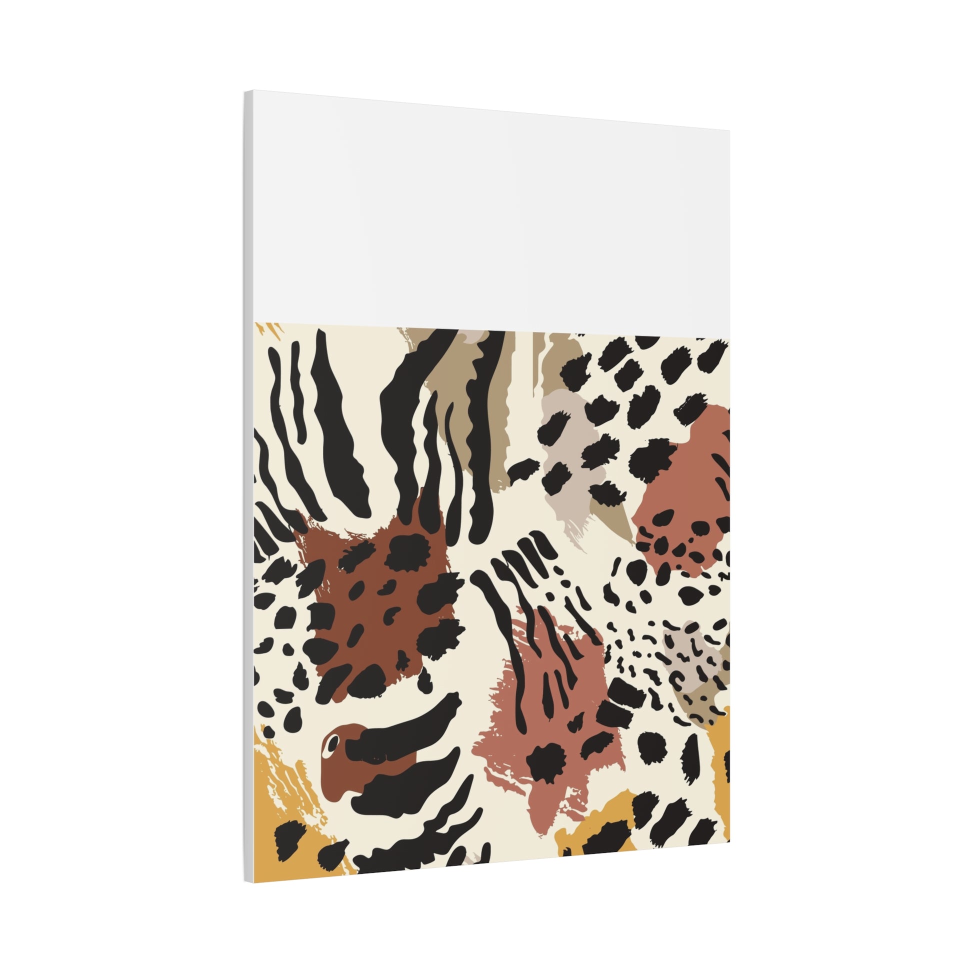 Abstract Animal Print Canvas Art - Modern Home Decor