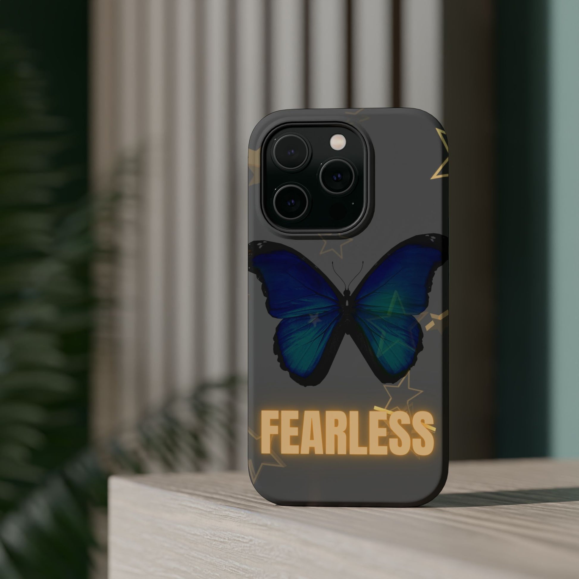 Fearless Butterfly Magnetic Phone Case - Bold and Inspirational Design