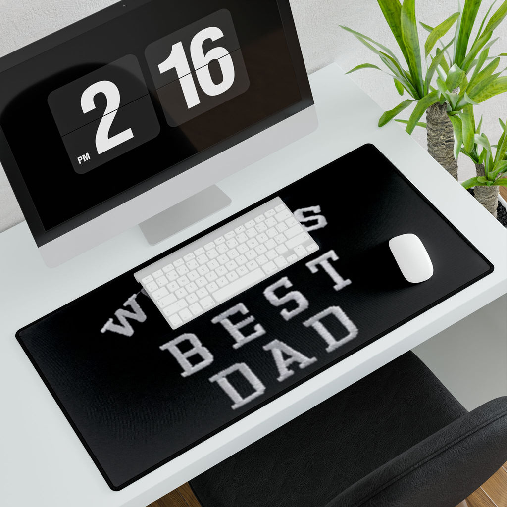 World's Best Dad Desk Mat, Personalized Office Gift, Gaming Mat, Home Office Decor, Father's Day Present, Unique Desk Accessories