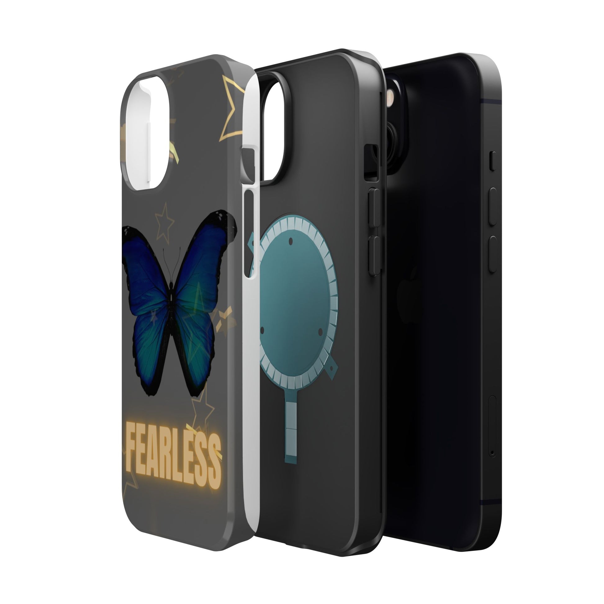 Fearless Butterfly Magnetic Phone Case - Bold and Inspirational Design
