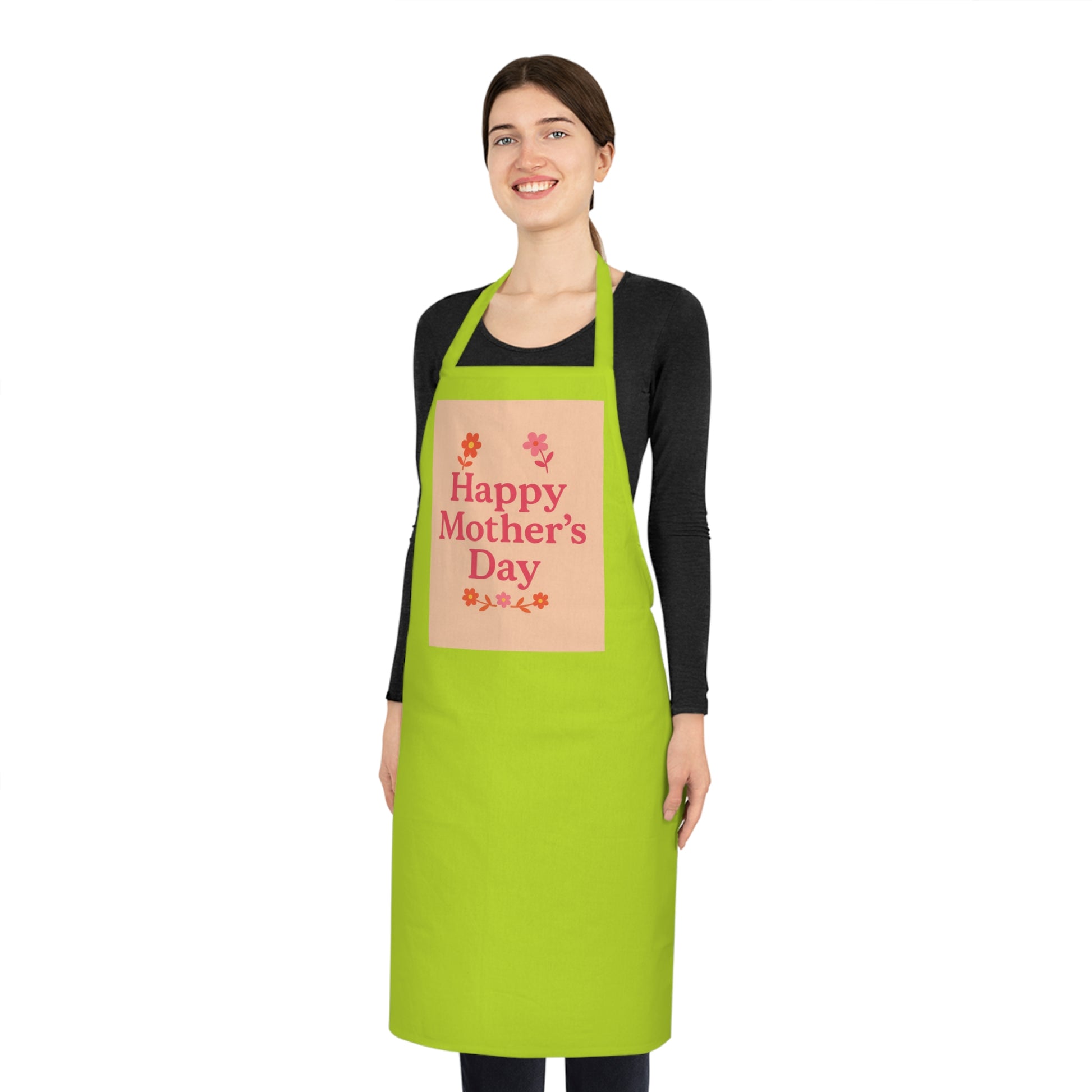 Happy Mother's Day Cotton Apron - Perfect Gift for Moms