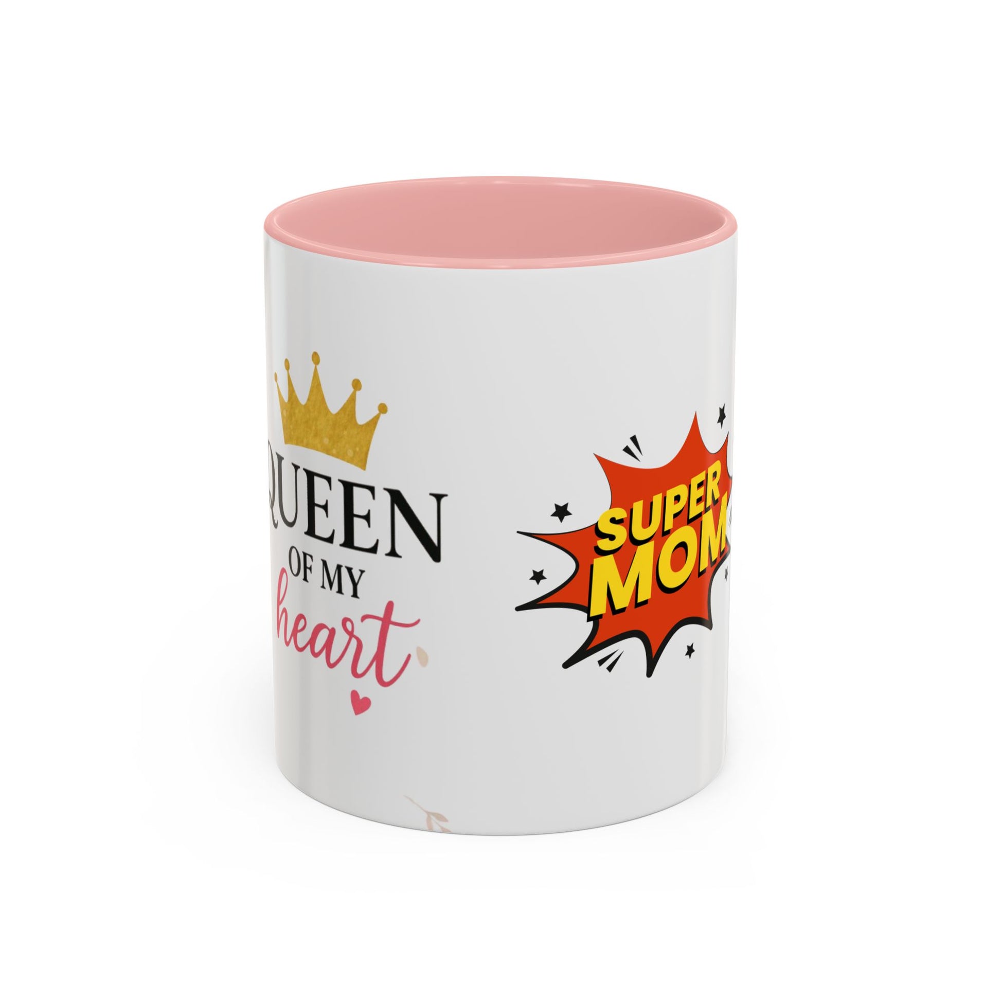 Super Mom Accent Coffee Mug - Perfect Gift for Mother's Day & Birthdays