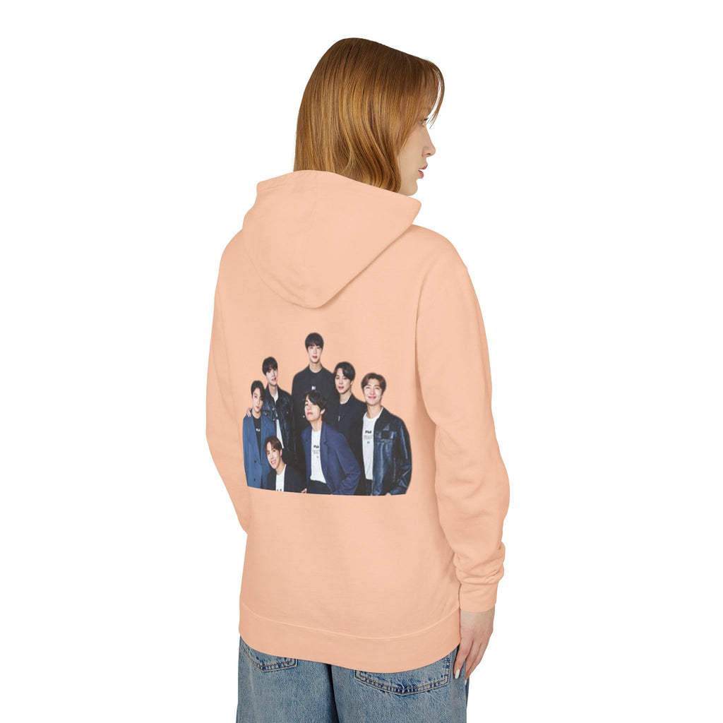 BTS Inspirational Quote Hoodie - Unisex Lightweight Sweatshirt