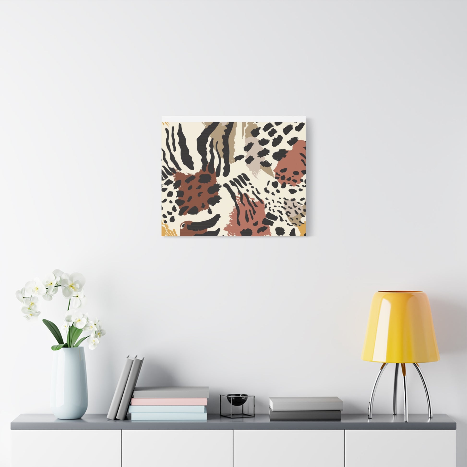 Abstract Animal Print Canvas Art - Modern Home Decor