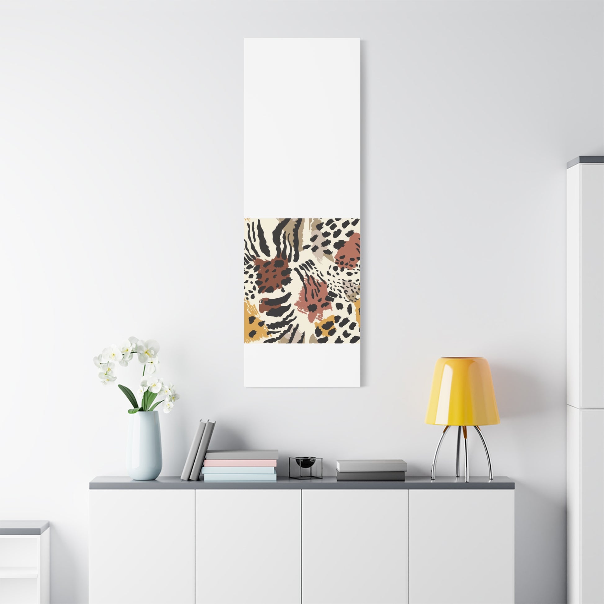 Abstract Animal Print Canvas Art - Modern Home Decor