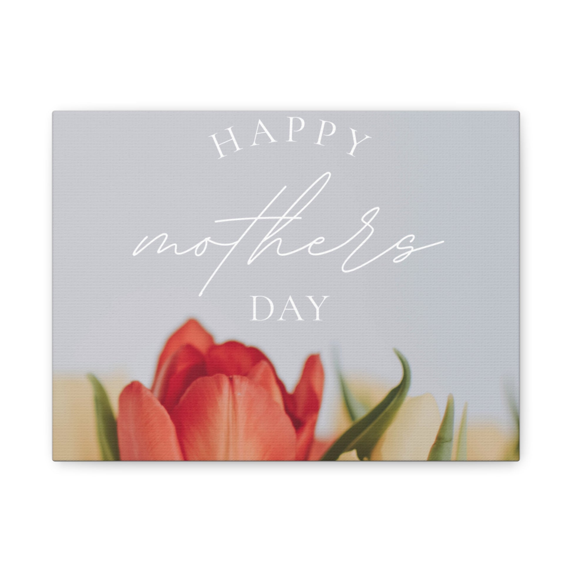 Mother's Day Matte Canvas Wall Art - Floral Design