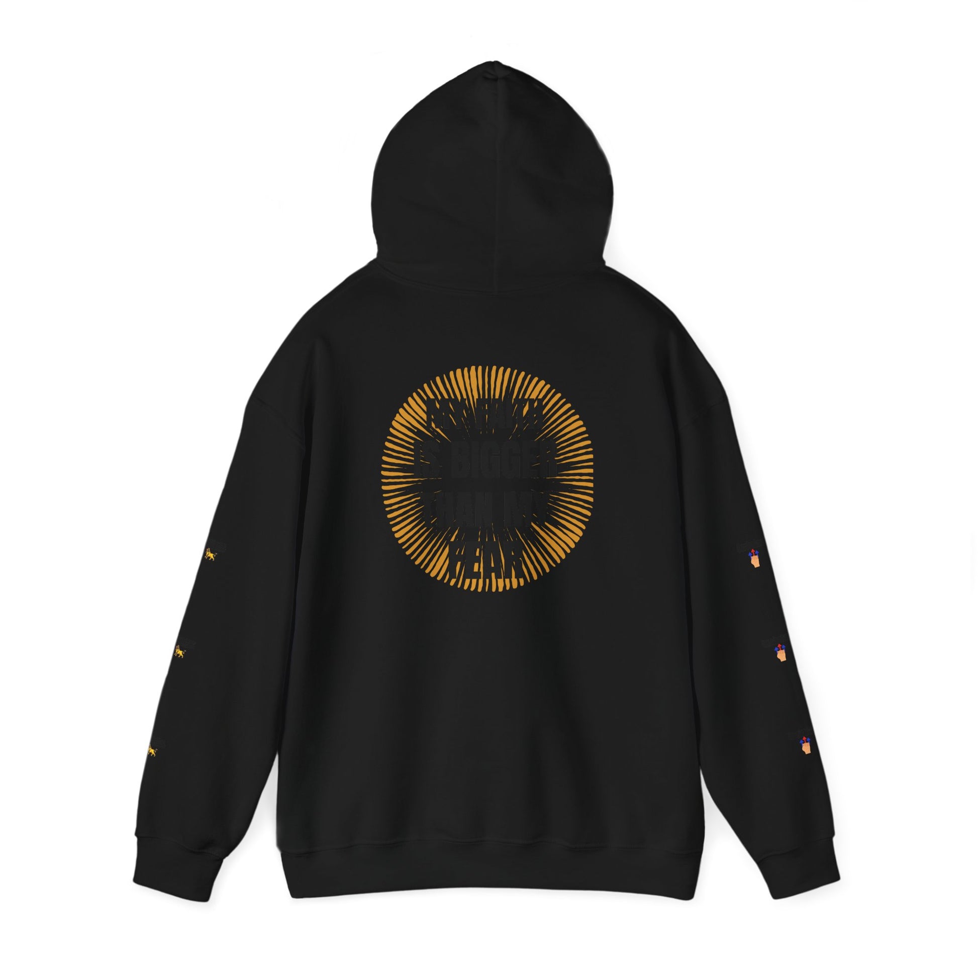 Faith Over Fear Hoodie - Unisex Heavy Blend Sweatshirt for Comfort and Inspiration