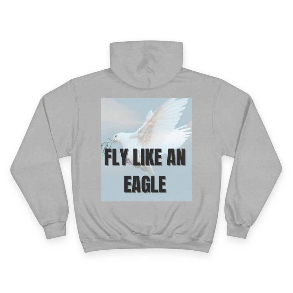Champion Hoodie - Peace Within & Fly Like an Eagle | Inspirational Apparel