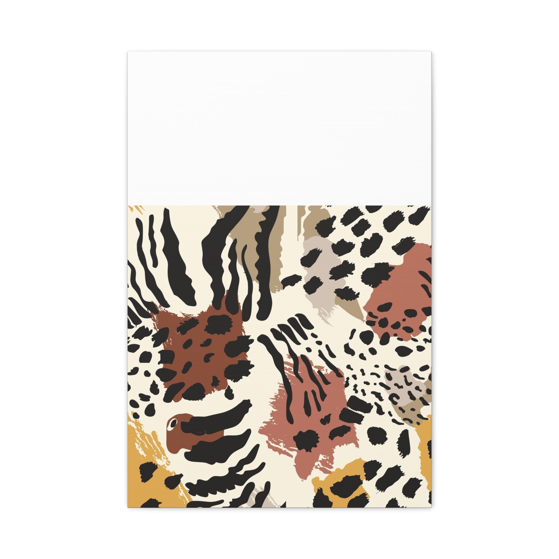 Abstract Animal Print Canvas Art - Modern Home Decor