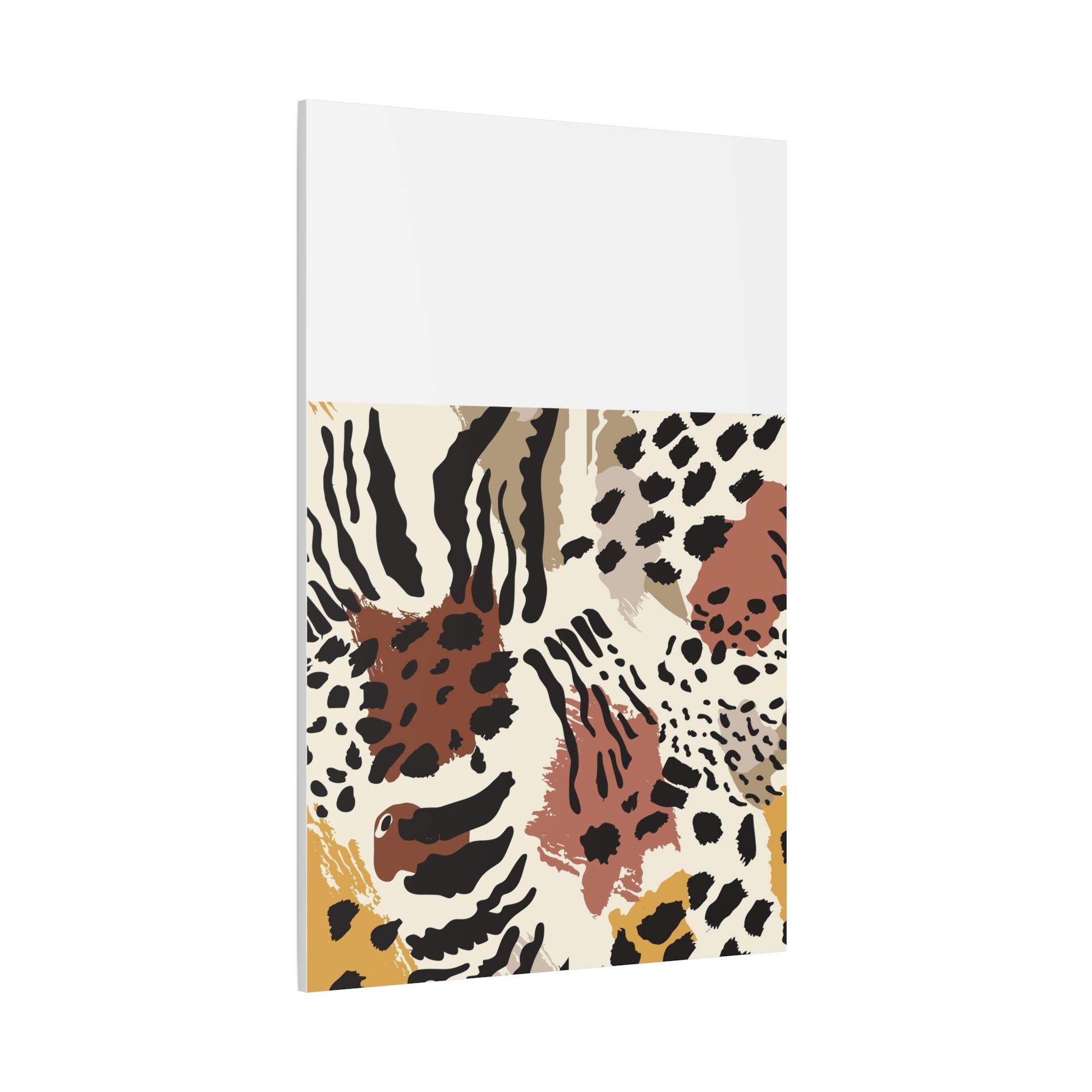 Abstract Animal Print Canvas Art - Modern Home Decor
