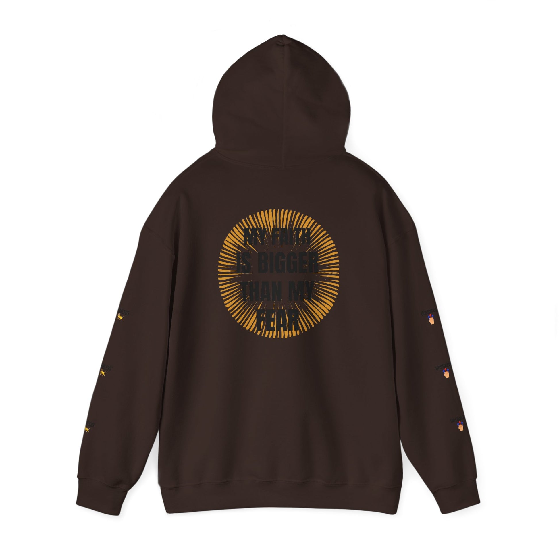 Faith Over Fear Hoodie - Unisex Heavy Blend Sweatshirt for Comfort and Inspiration