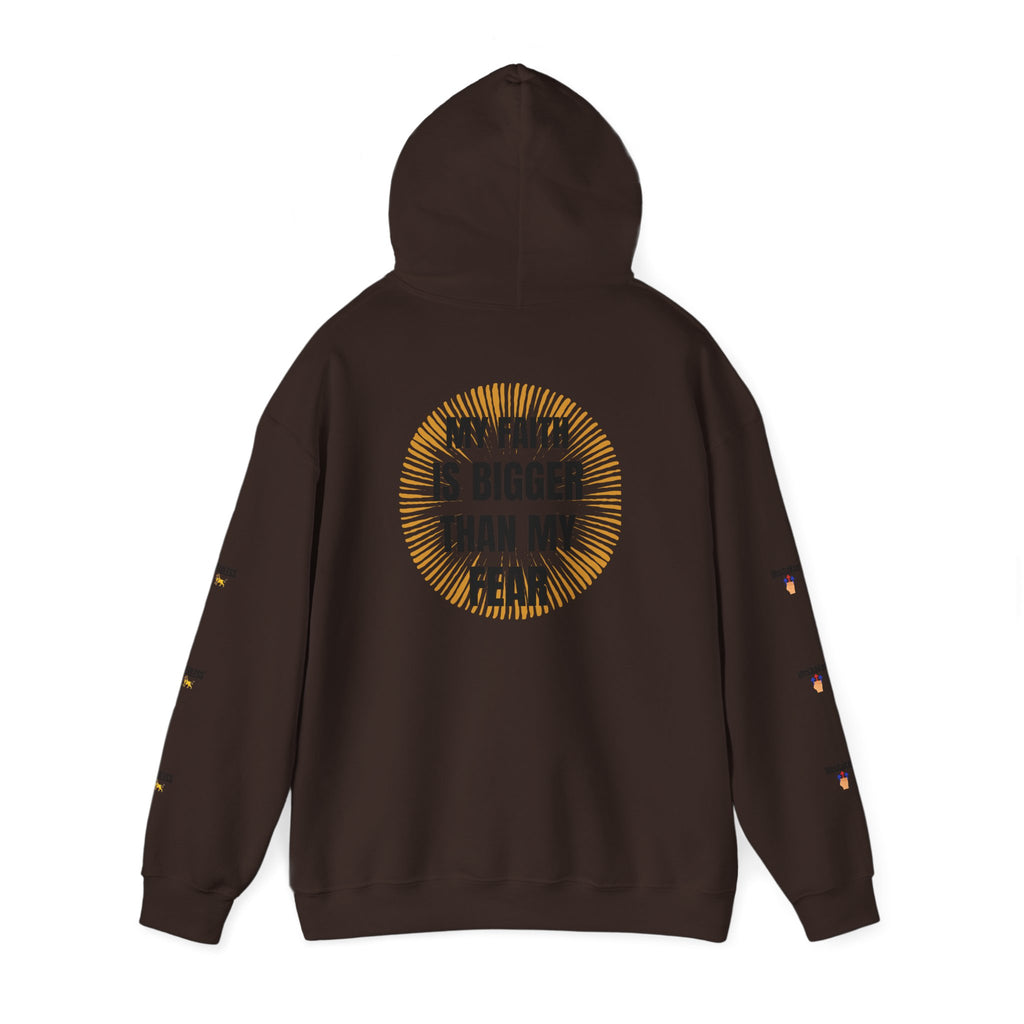 Faith Over Fear Hoodie - Unisex Heavy Blend Sweatshirt for Comfort and Inspiration